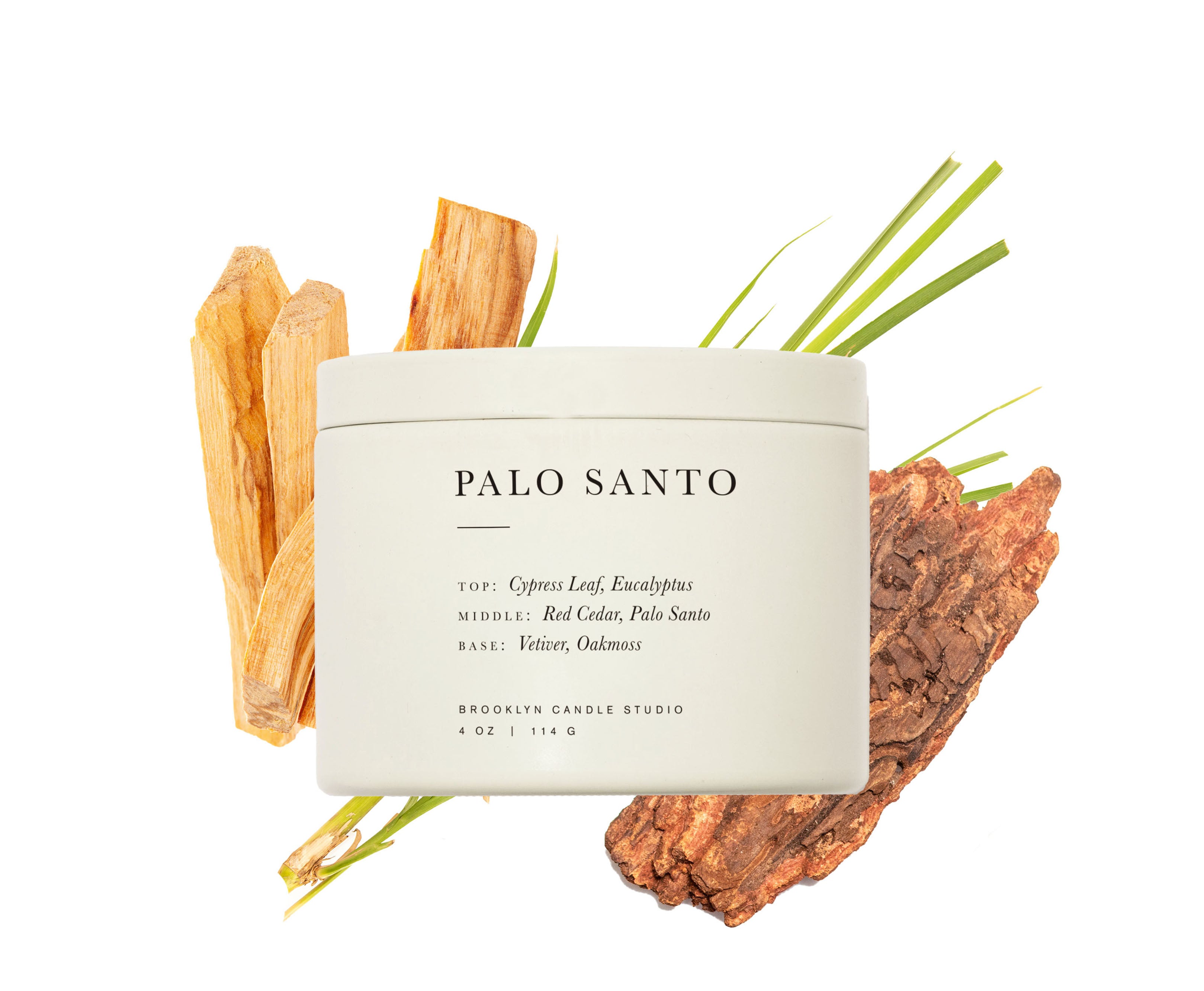 Palo Santo Travel Candle Scent Composition