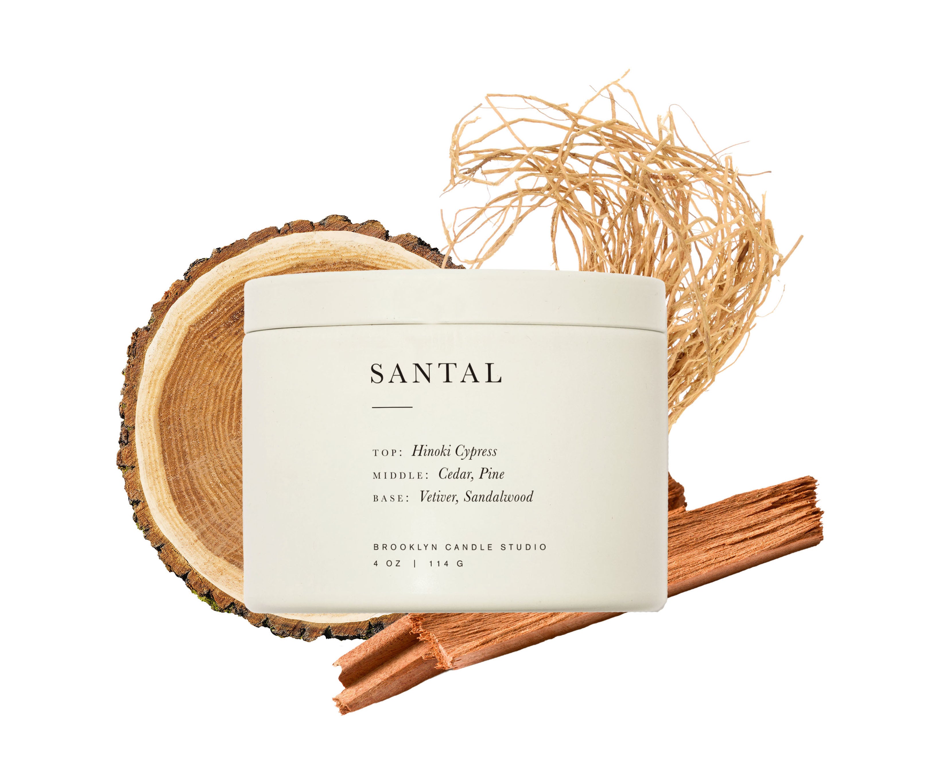 Santal Travel Candle Scent Composition