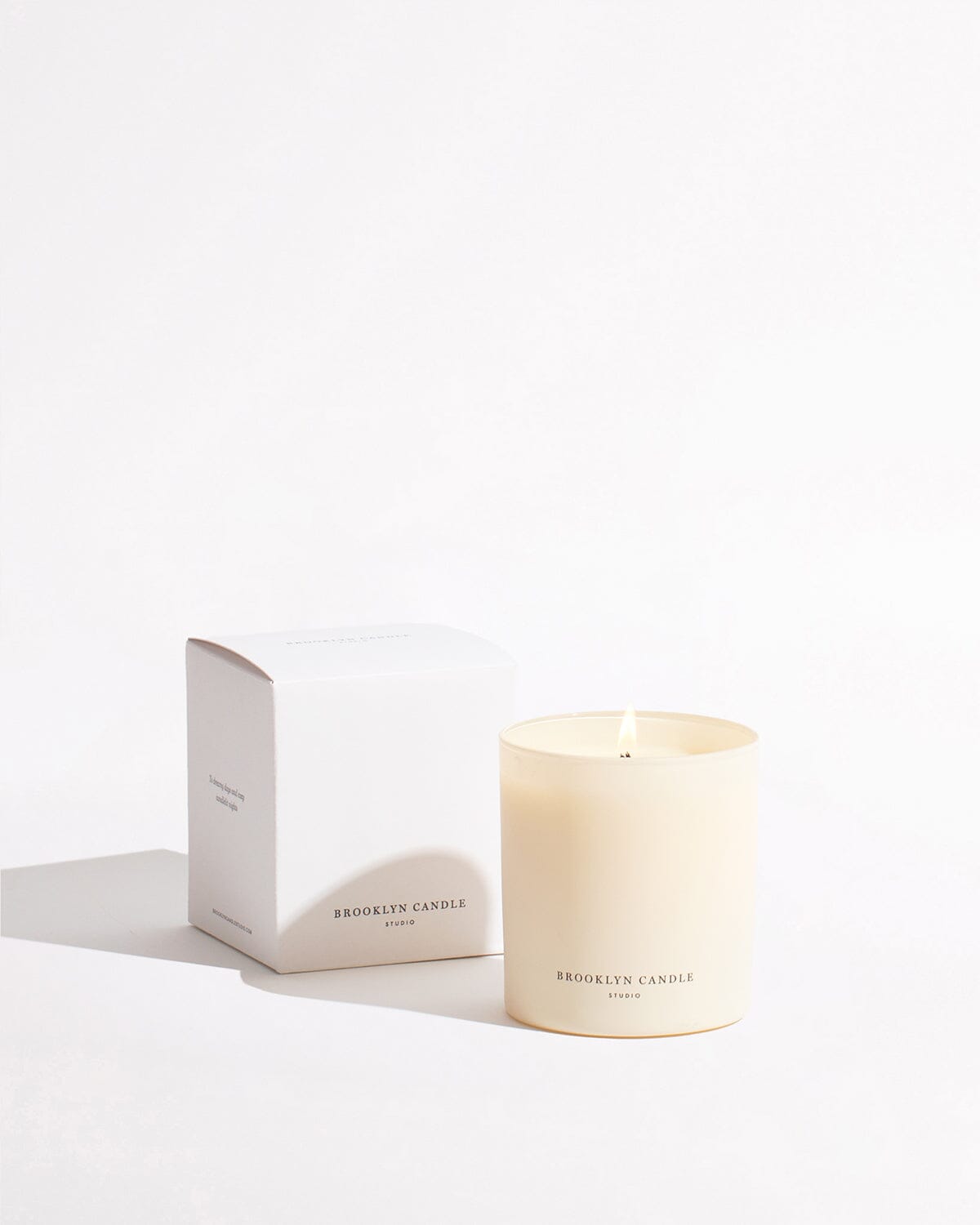 Black Sesame Candle - White Edition Brooklyn Candle Studio