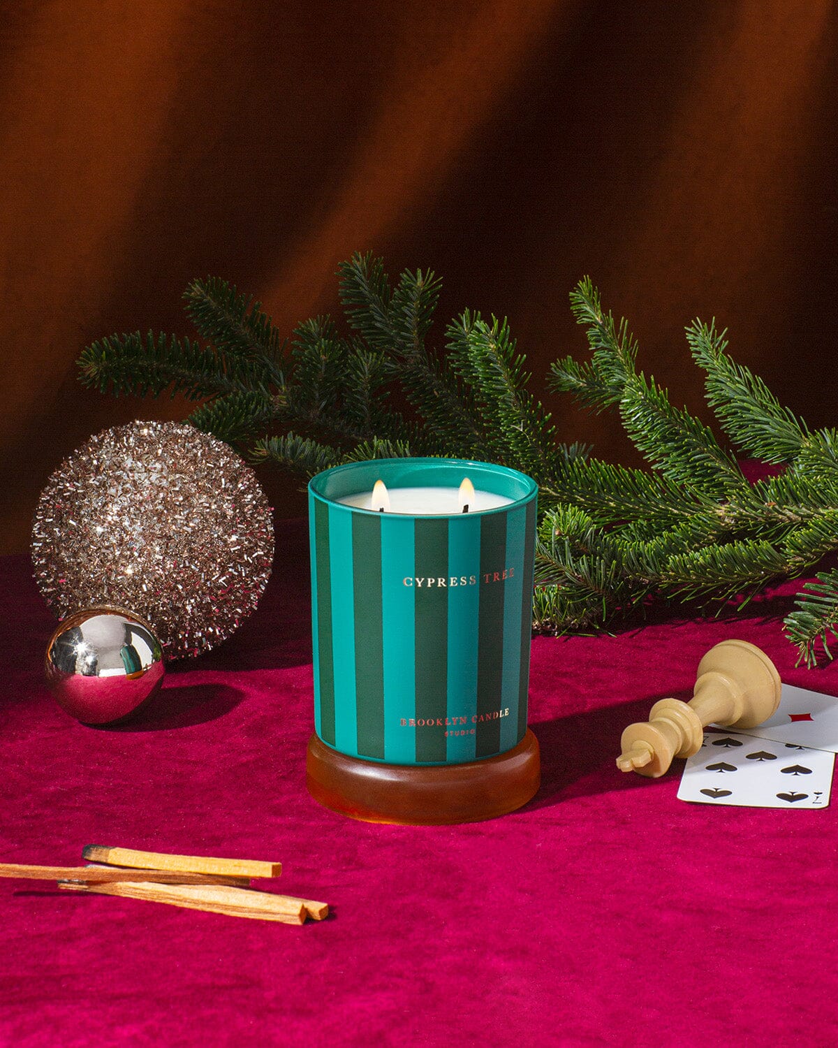 Cypress Tree Holiday Candle Limited Edition Brooklyn Candle Studio