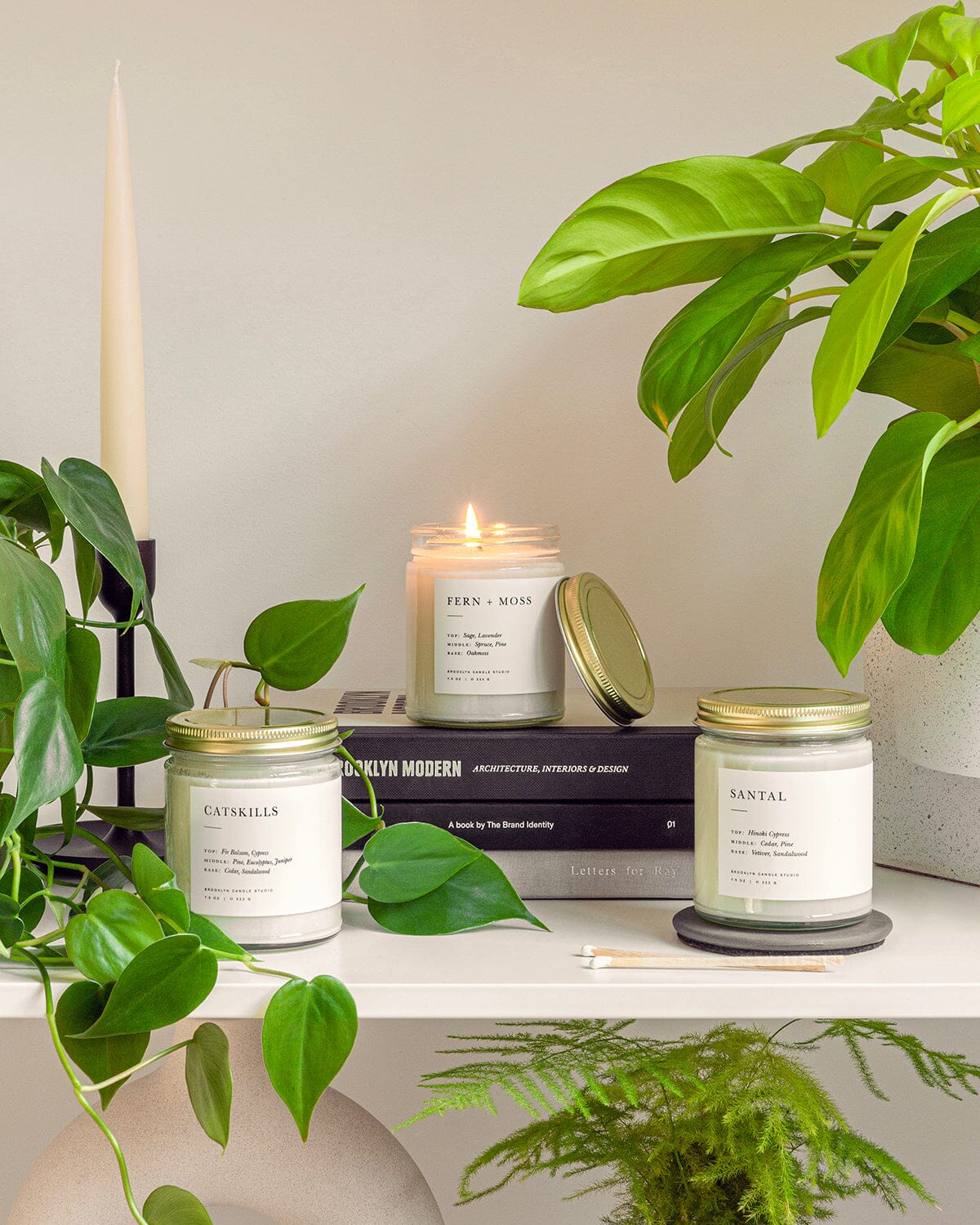 Forest Candle Gift Set Minimalist Brooklyn Candle Studio