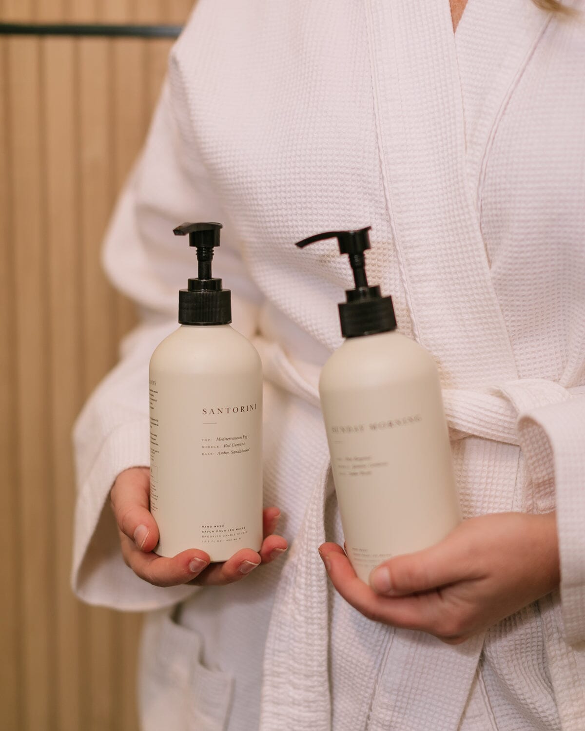 Hand + Body Wash Duo: Sunday Morning and Santorini Soap Brooklyn Candle Studio