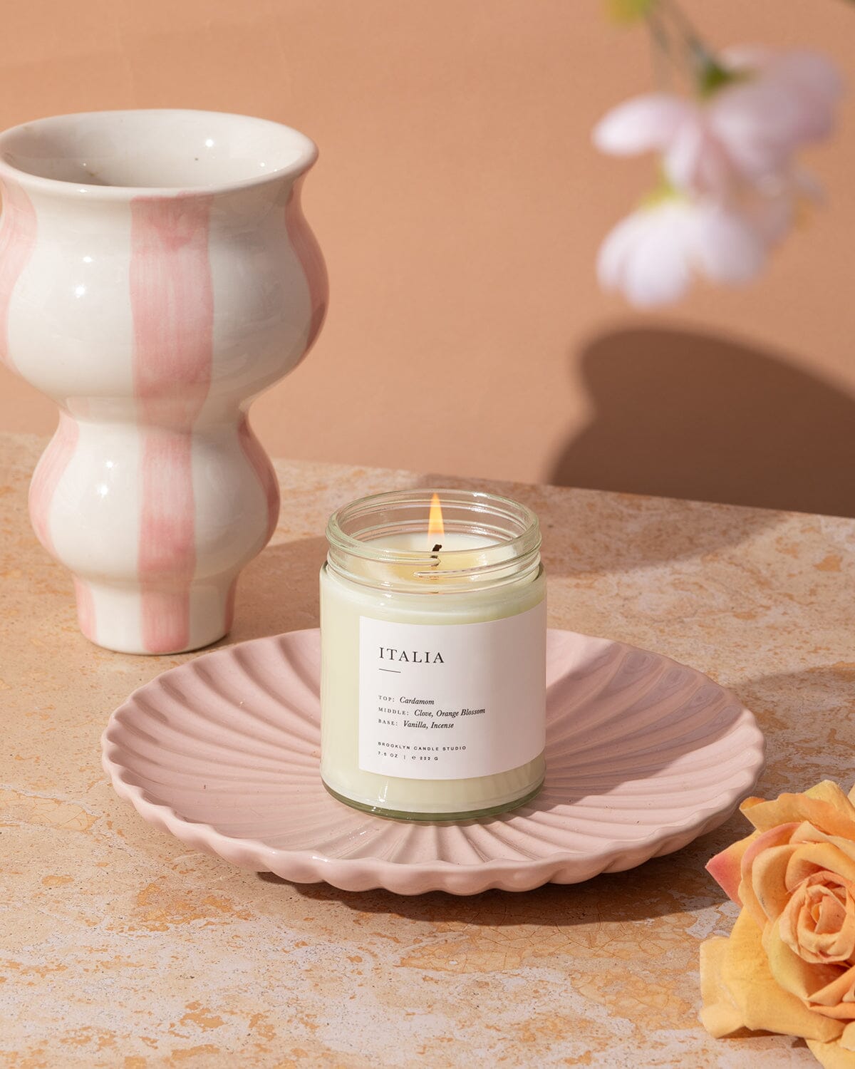 Italia Jar Candle Minimalist Brooklyn Candle Studio