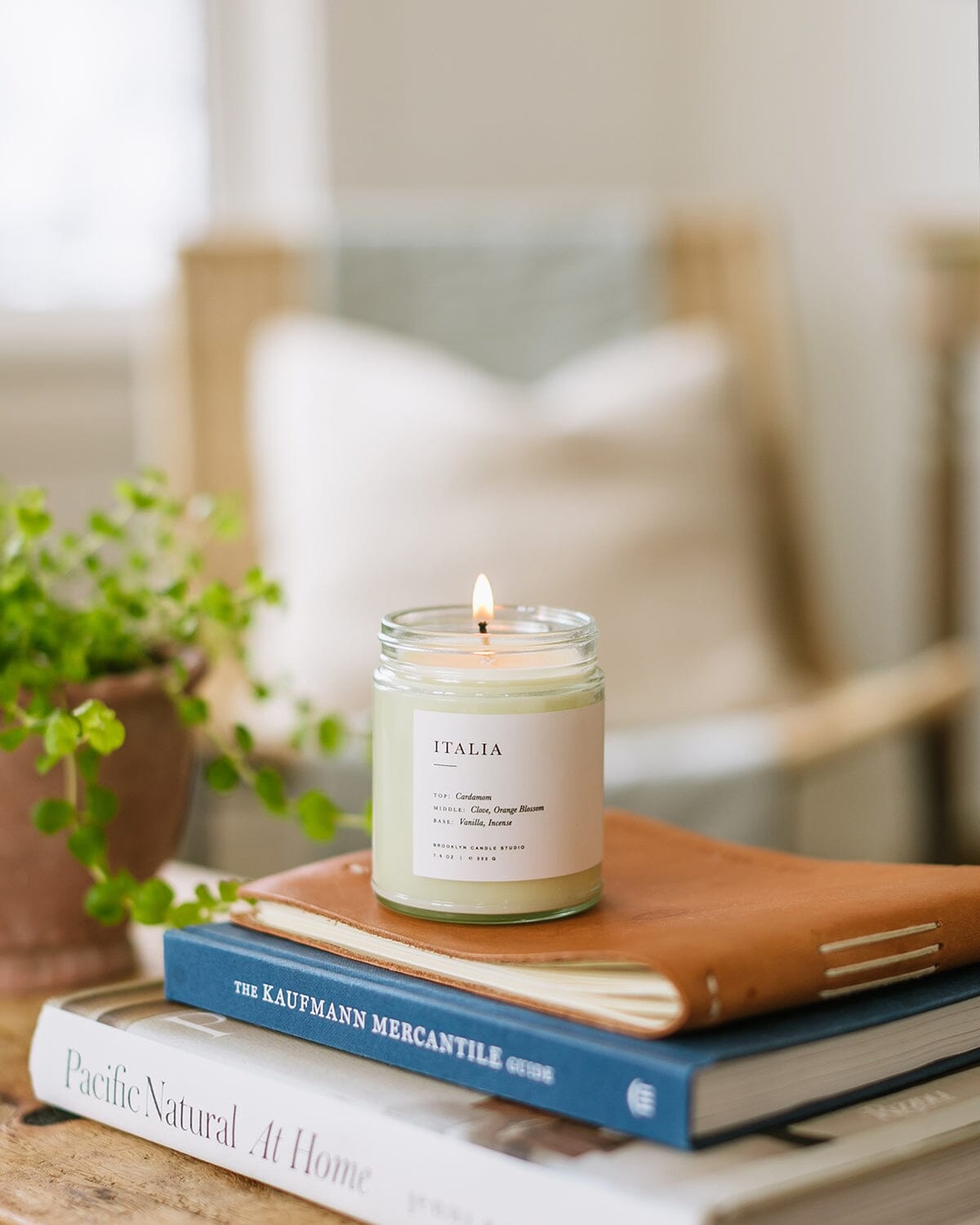 Italia Jar Candle Minimalist Brooklyn Candle Studio