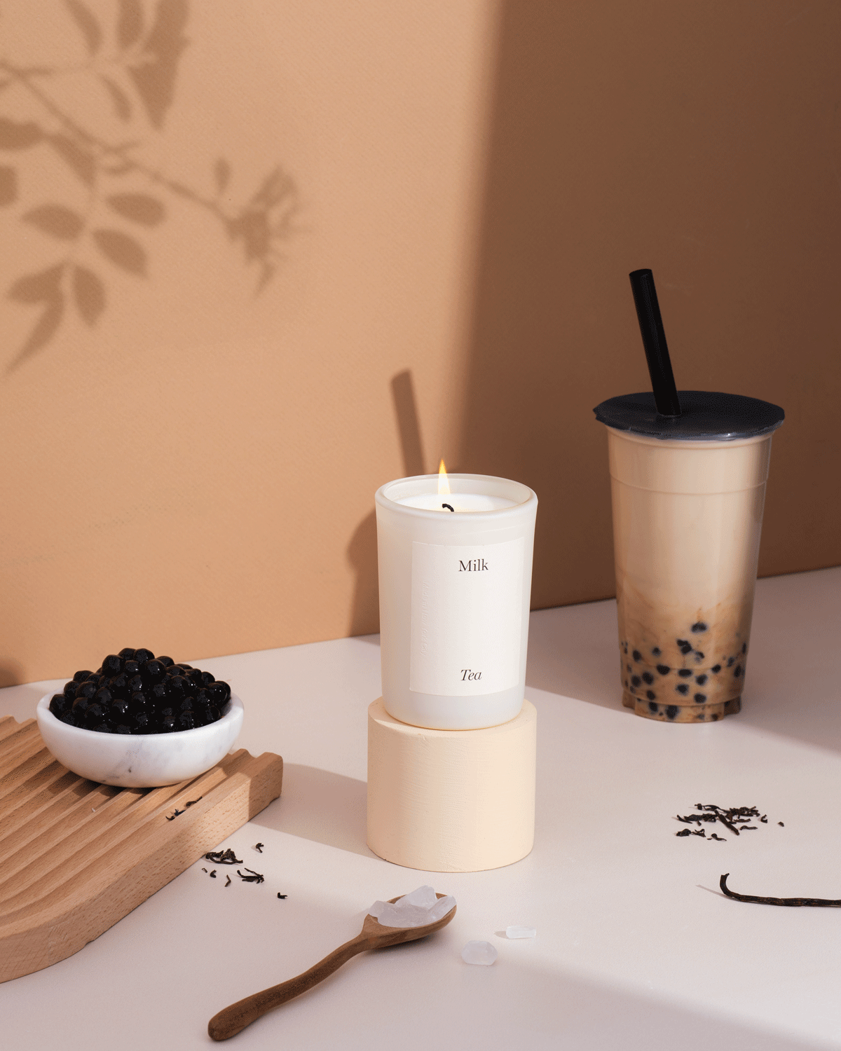 August: Limited Edition Milk Tea Candle Limited Edition Brooklyn Candle Studio