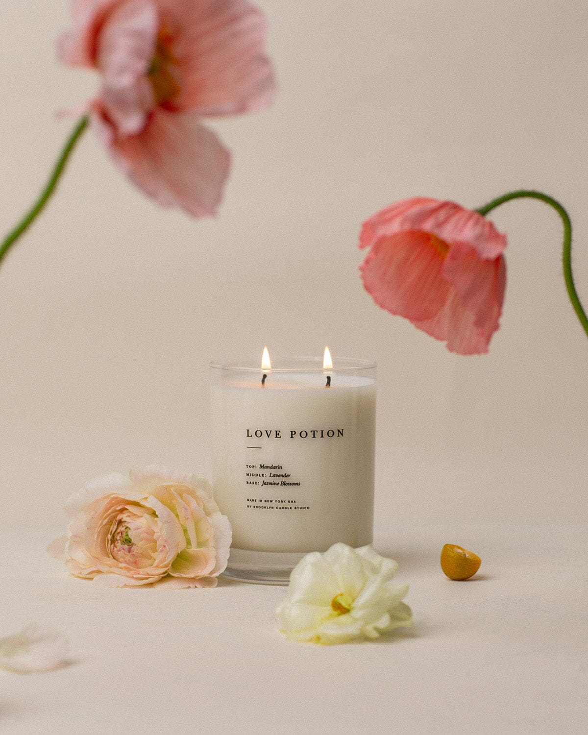 Love Potion Classic 2-Wick Candle Escapist Collection Brooklyn Candle Studio