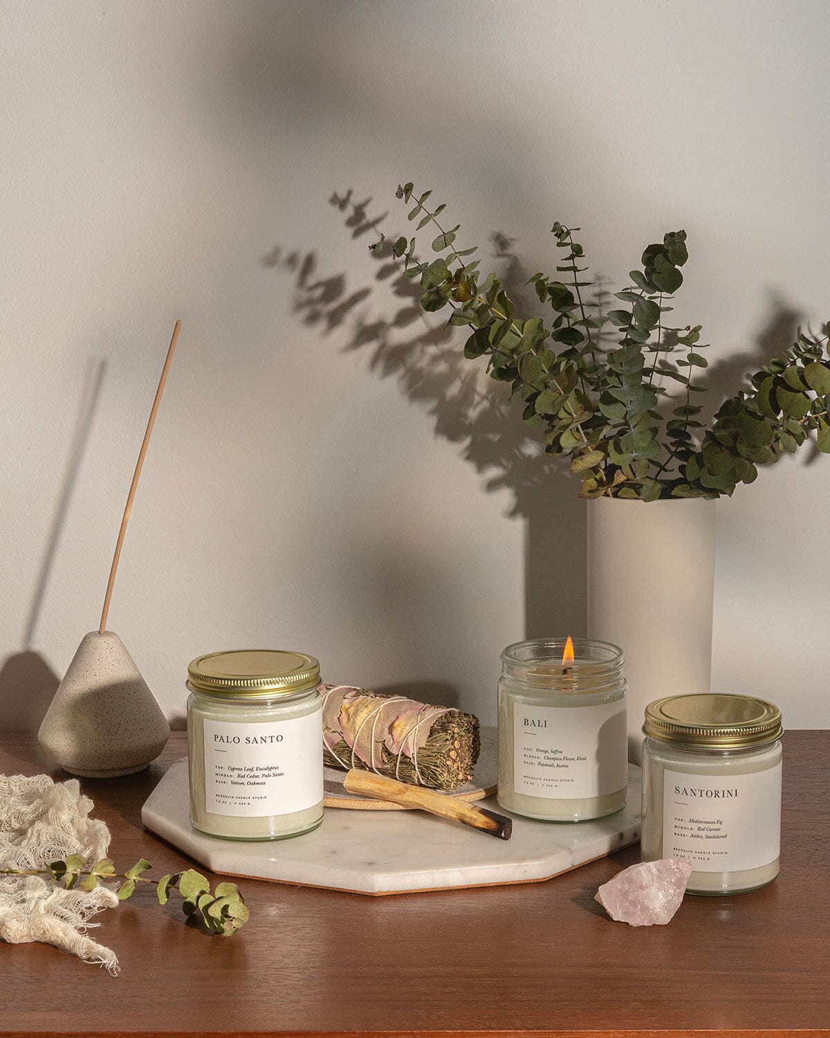 Meditation Candle Gift Set Minimalist Brooklyn Candle Studio