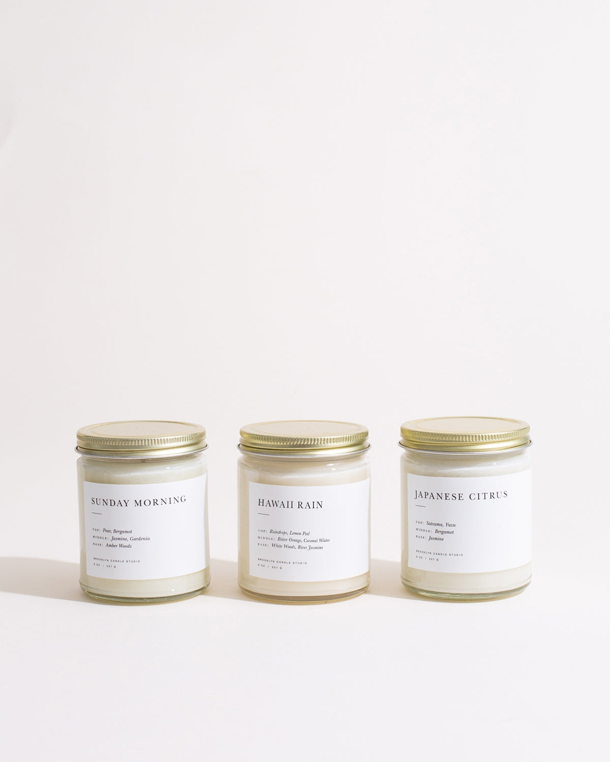 Pick 3 Minimalist Candles Gifting & Accessories Brooklyn Candle Studio 