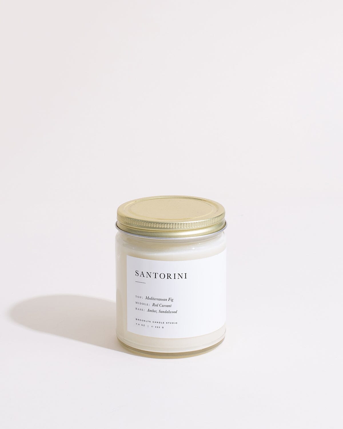 Santorini Jar Candle Minimalist Brooklyn Candle Studio