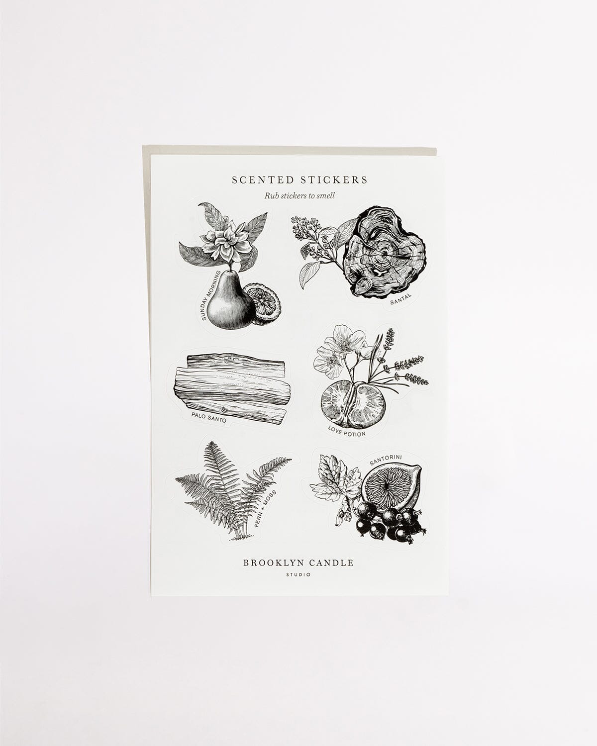 Scented Stickers (1 Pack) Accessories Brooklyn Candle Studio