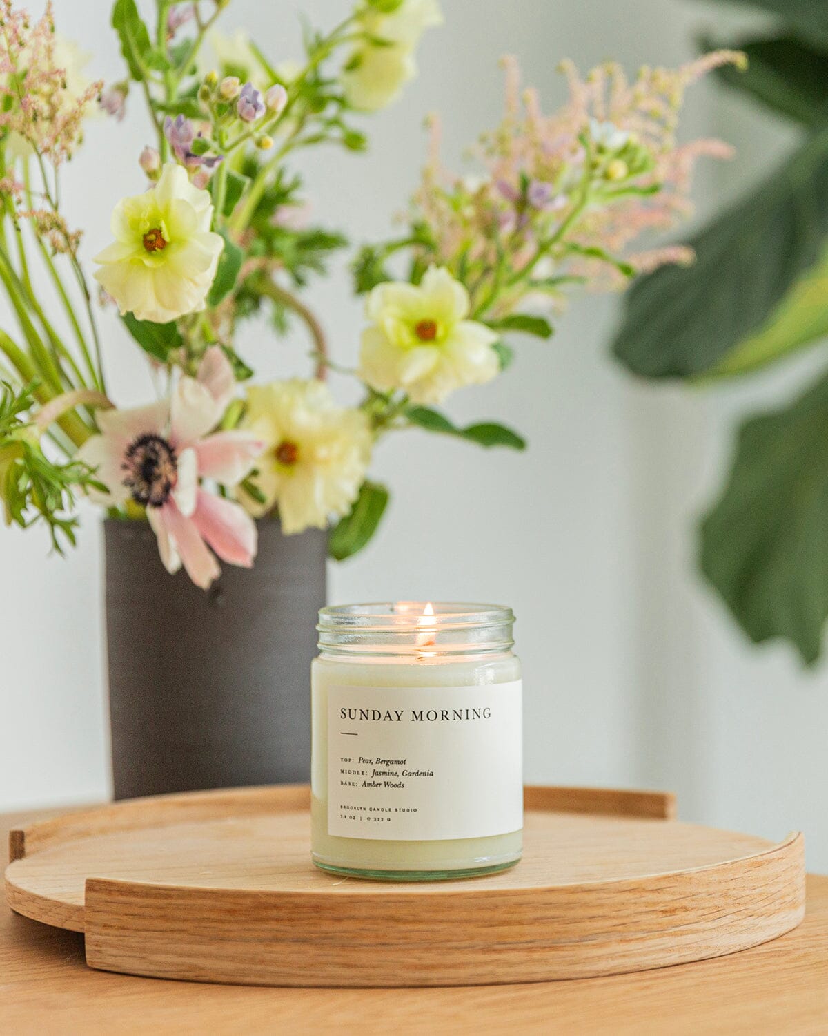 Sunday Morning Jar Candle Minimalist Brooklyn Candle Studio