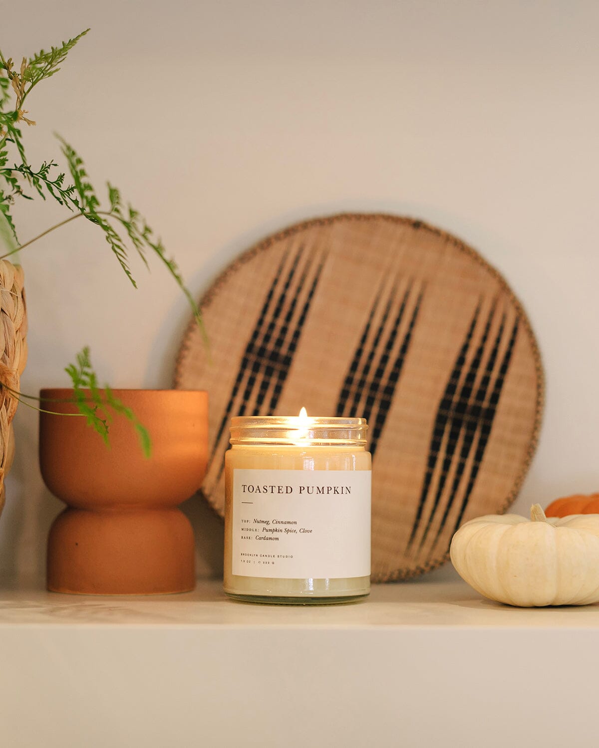 Toasted Pumpkin Jar Candle Minimalist Brooklyn Candle Studio