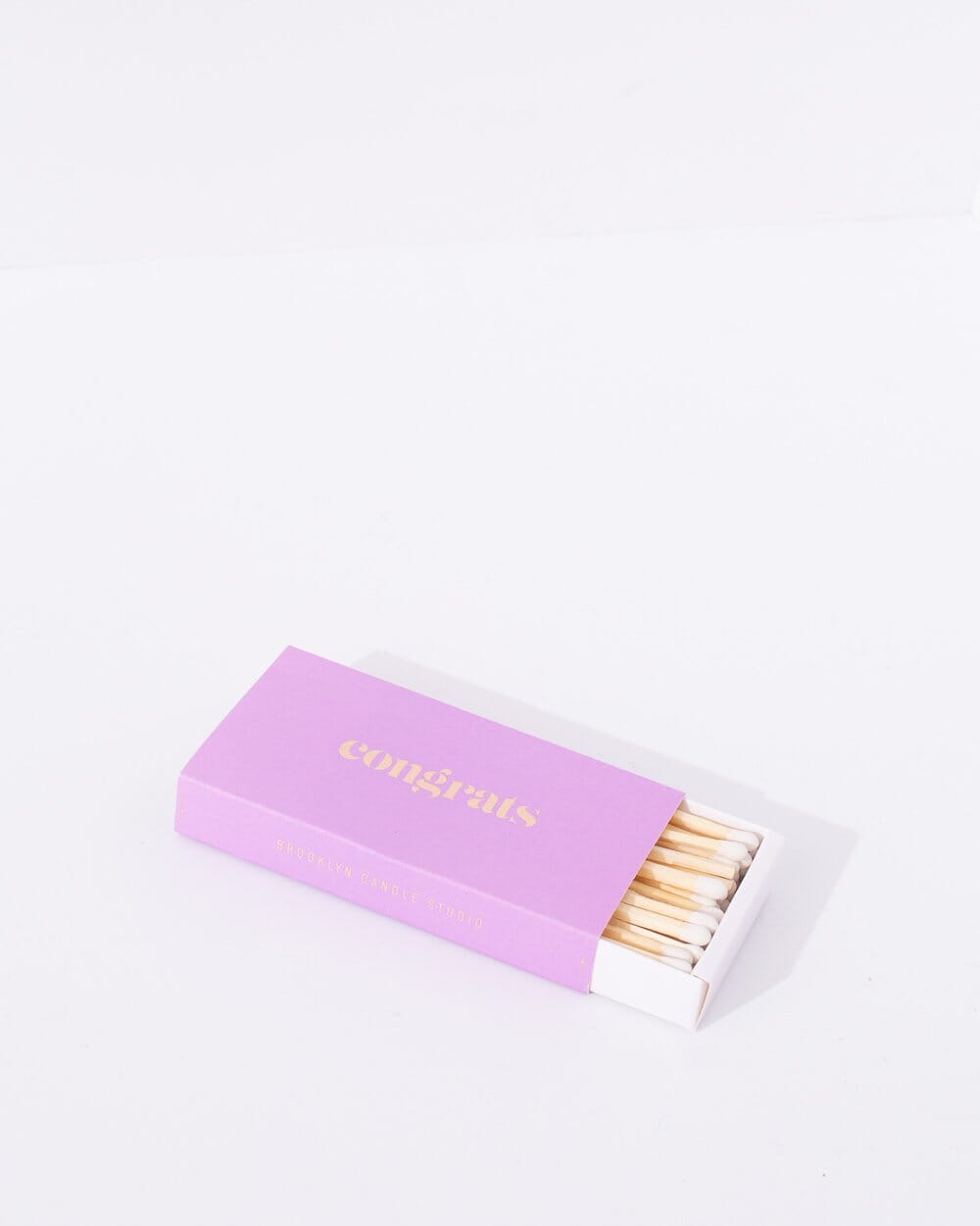 CONGRATS Lilac Long Matches Gifting & Accessories Brooklyn Candle Studio