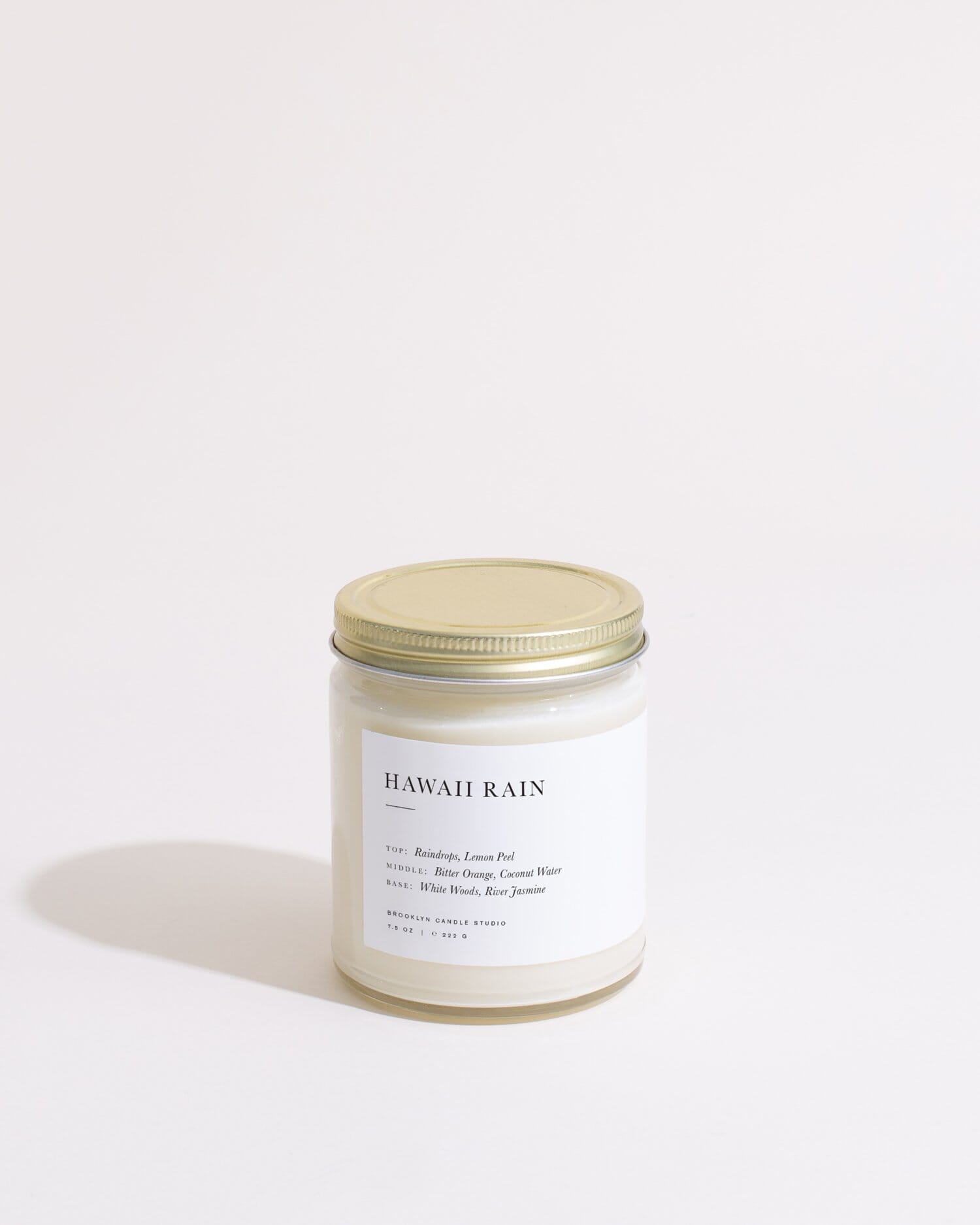 Hawaii Rain Jar Candle Minimalist Brooklyn Candle Studio
