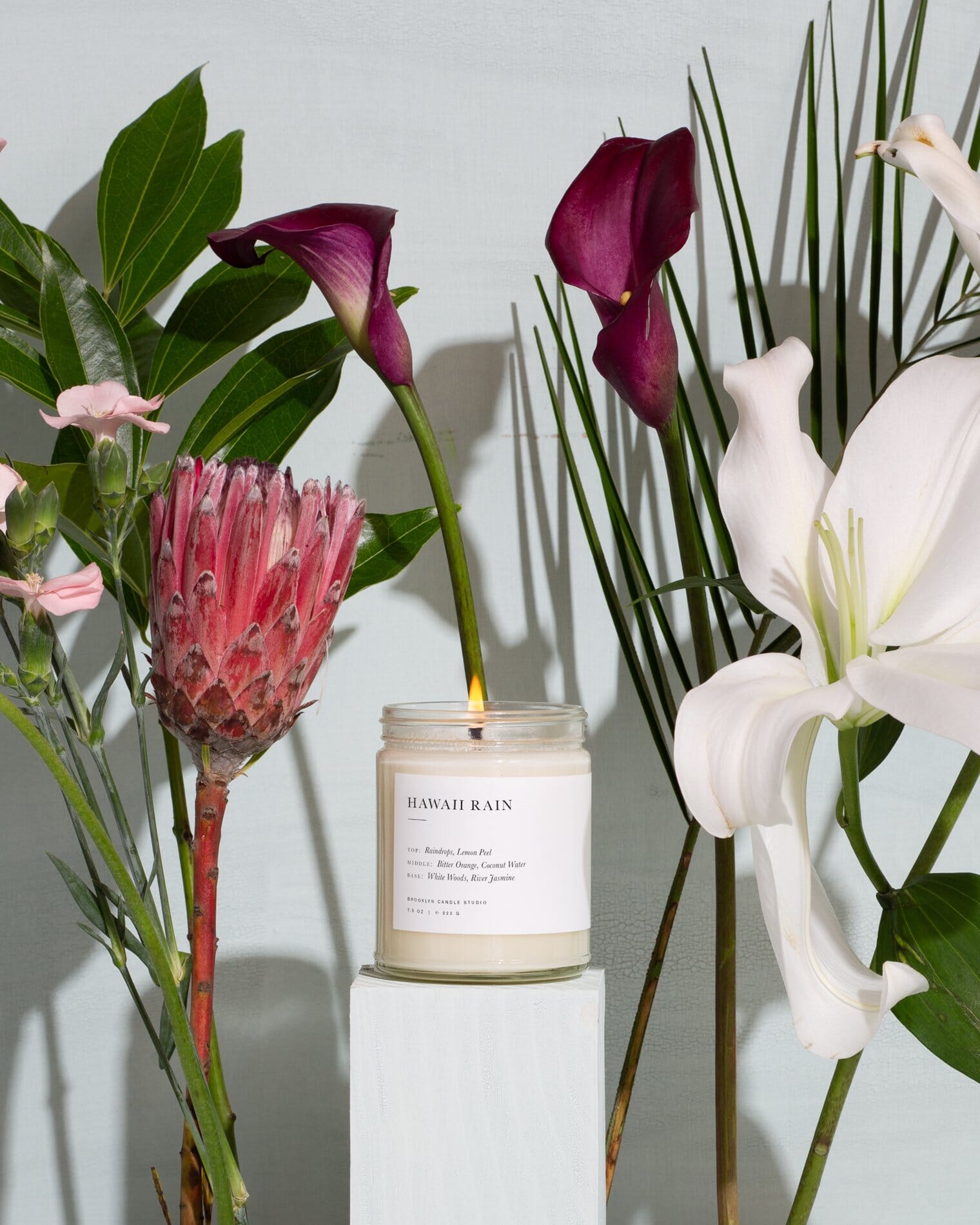 Hawaii Rain Jar Candle Minimalist Brooklyn Candle Studio