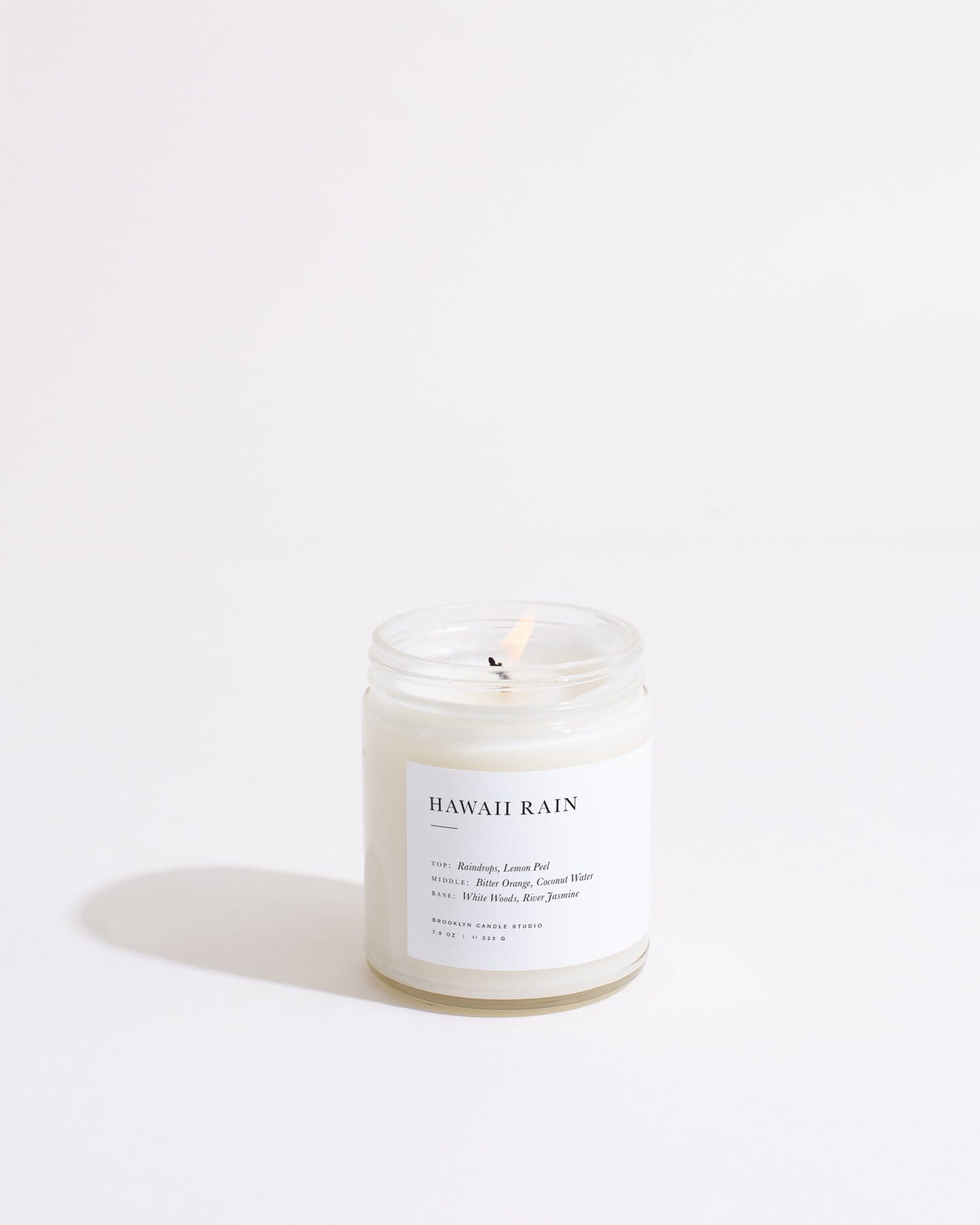 Hawaii Rain Jar Candle Minimalist Brooklyn Candle Studio