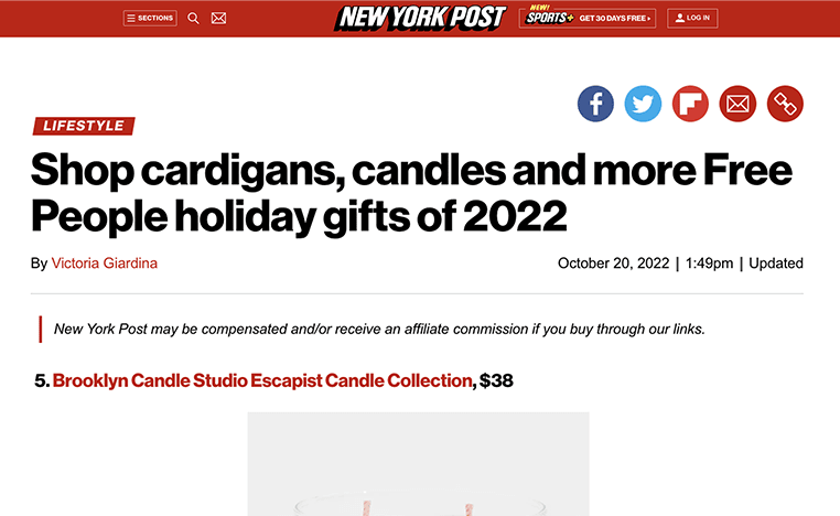 NYPOST: OCTOBER 2022