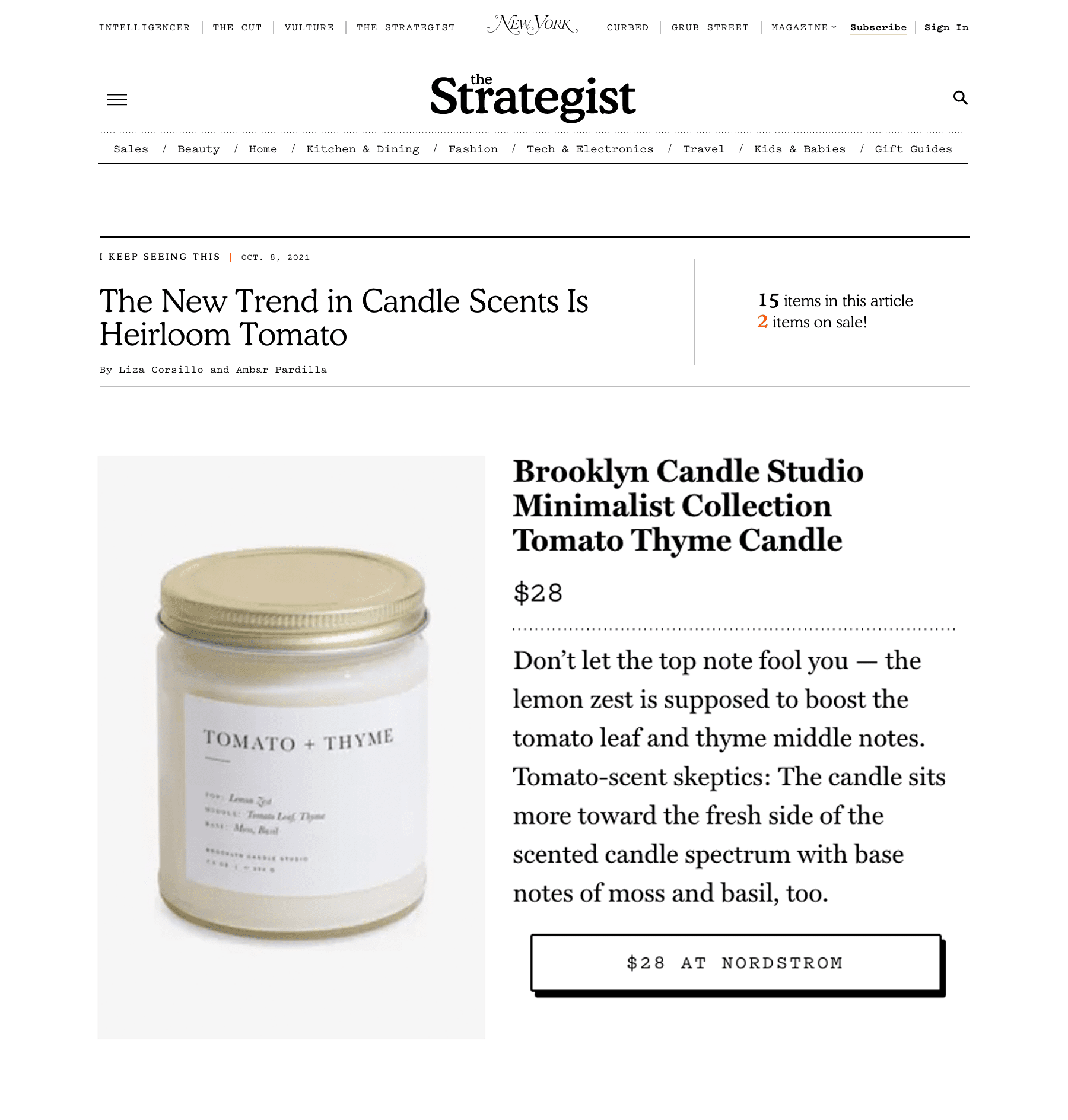 The Strategist: October 2021