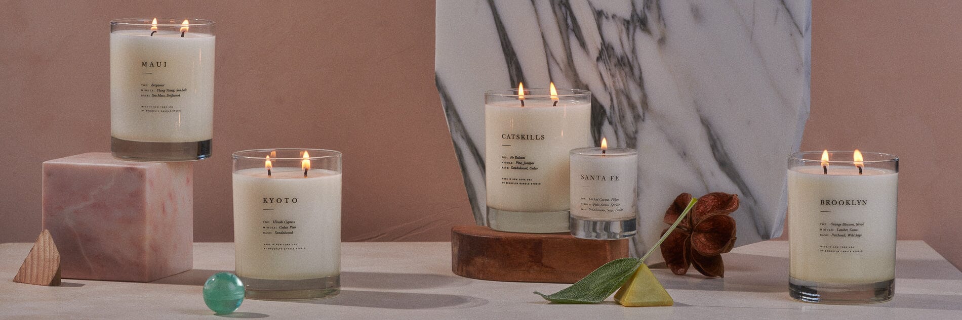 Long-Lasting 2-Wick Candles | Brooklyn Candle Studio