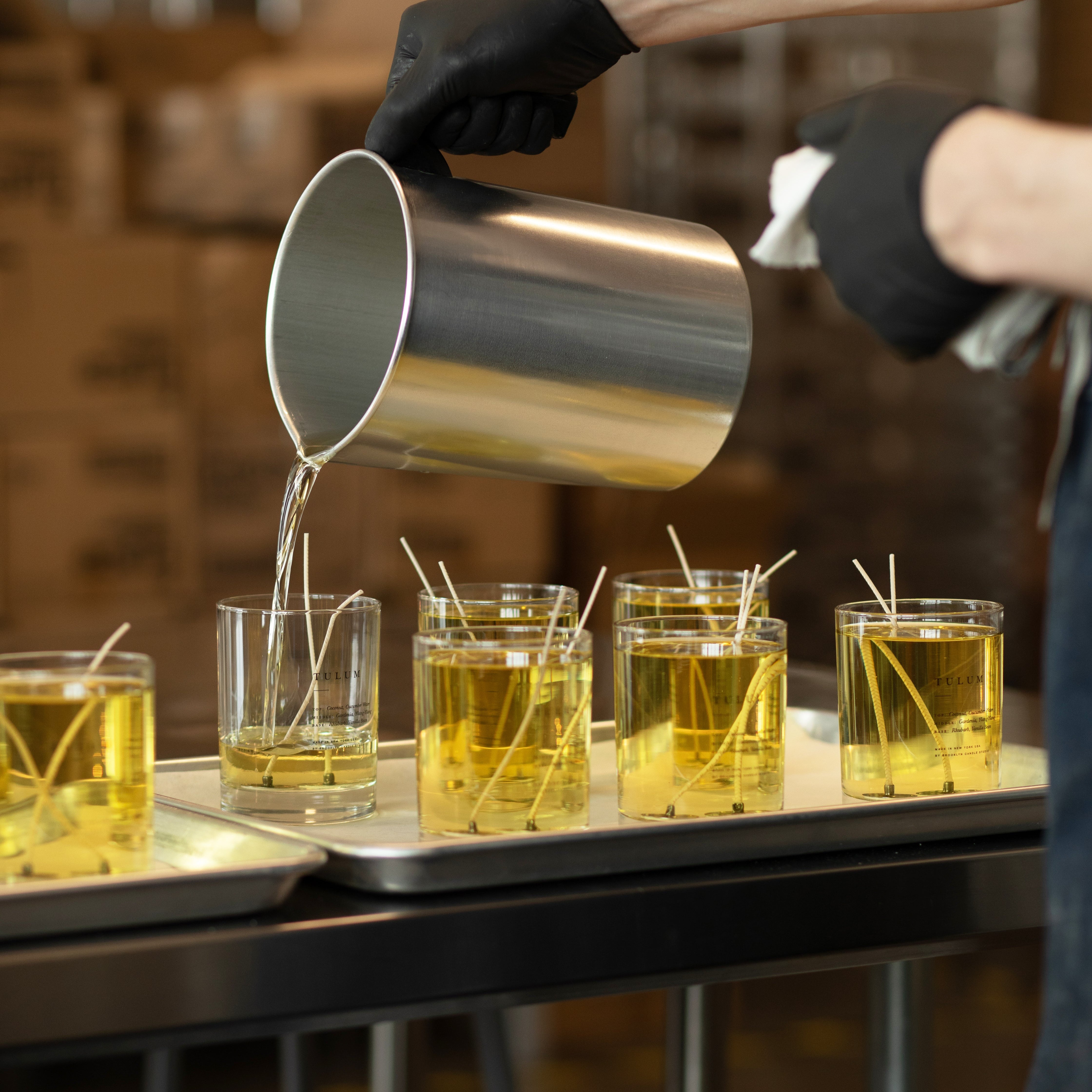 Hand poured candle Brooklyn Candle Studio 