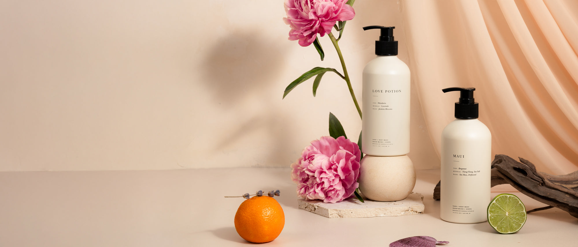 Love Potion and Maui Hand + Body Wash Brooklyn Candle Studio
