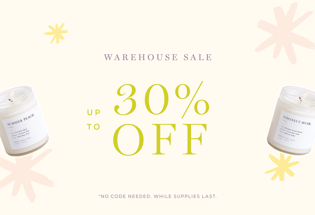 Warehouse Sale 30% Off