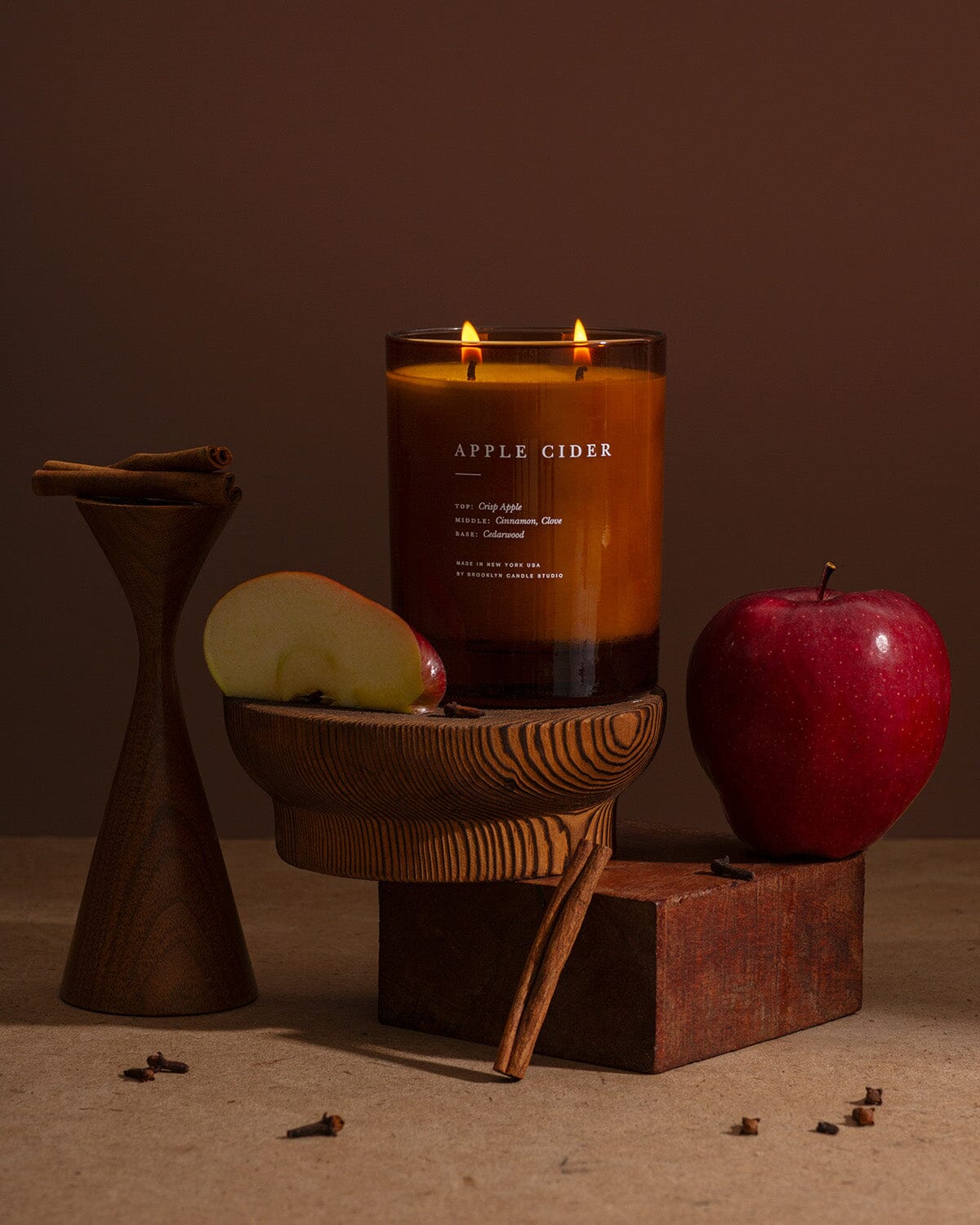 Apple Cider 2-Wick Candle Limited Edition Brooklyn Candle Studio 