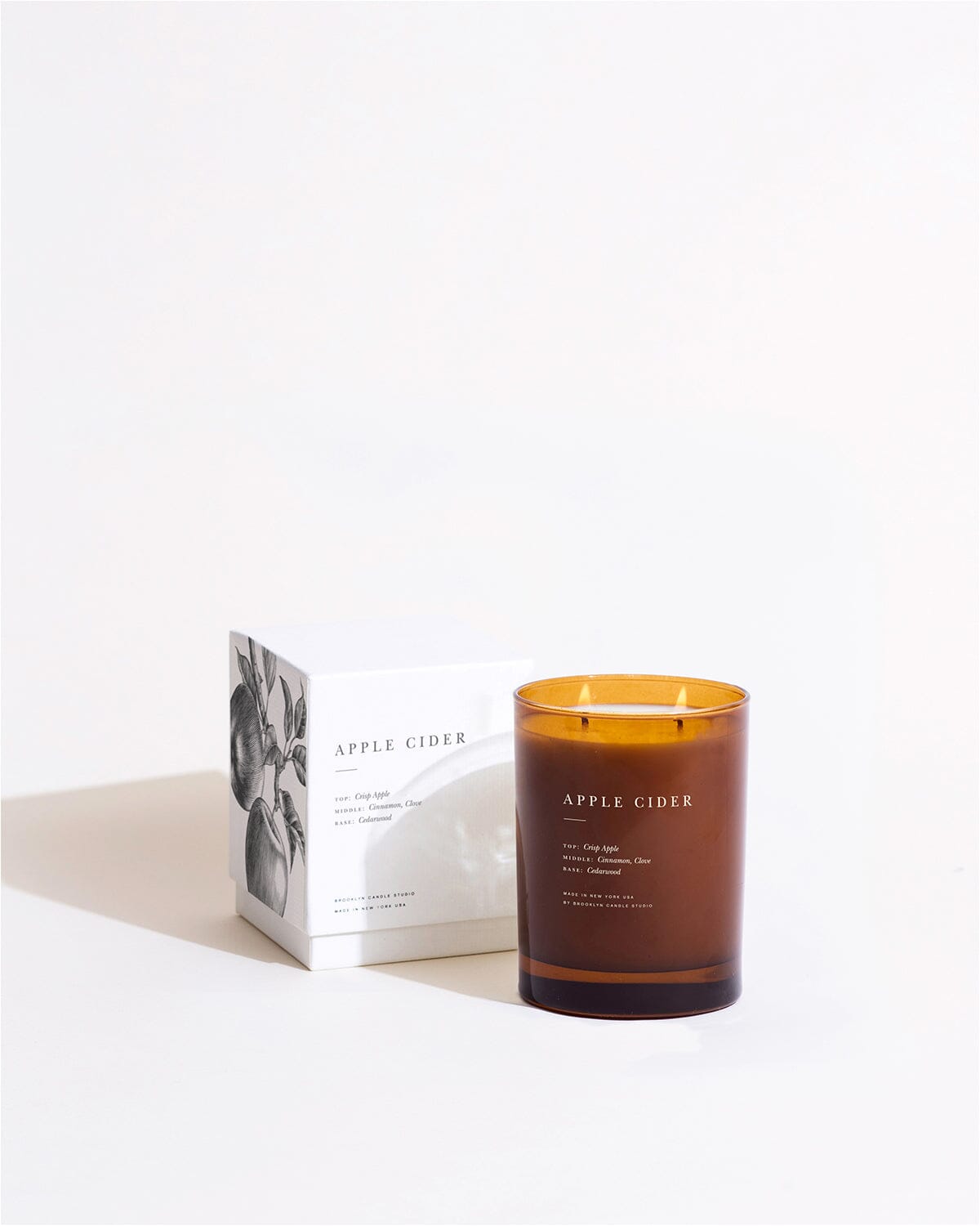 Apple Cider 2-Wick Candle Limited Edition Brooklyn Candle Studio 