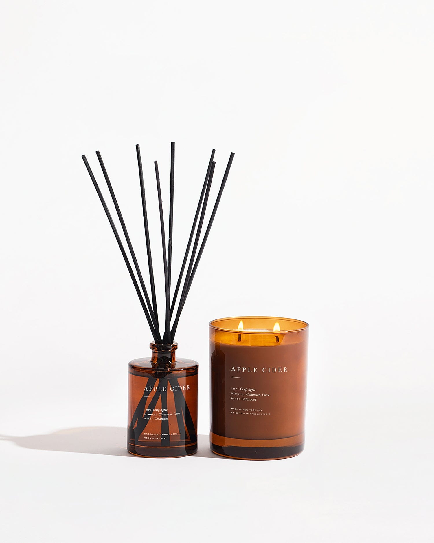 Apple Cider Candle + Diffuser Duo 2026 Cabin Collection Brooklyn Candle Studio 