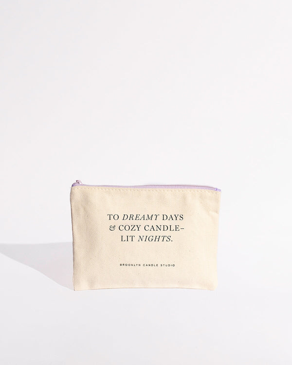 Brooklyn Candle Studio Canvas Pouch Accessories Brooklyn Candle Studio 