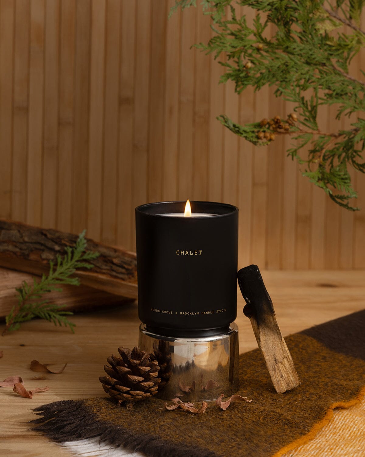 Chalet Candle - BCS x Woods Grove Limited Edition Brooklyn Candle Studio 