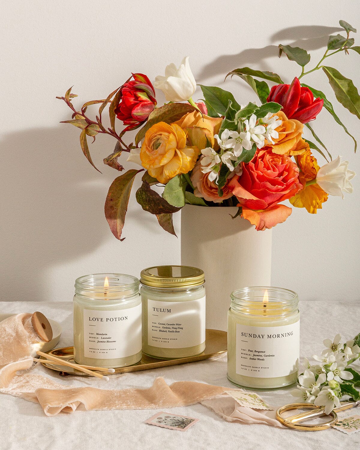 Garden Candle Gift Set Minimalist Brooklyn Candle Studio 