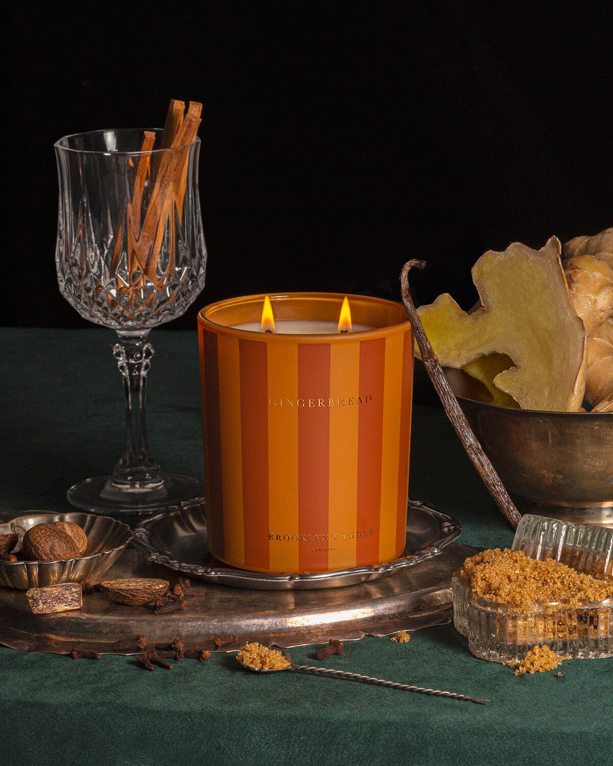 Gingerbread Holiday Candle Limited Edition Brooklyn Candle Studio 