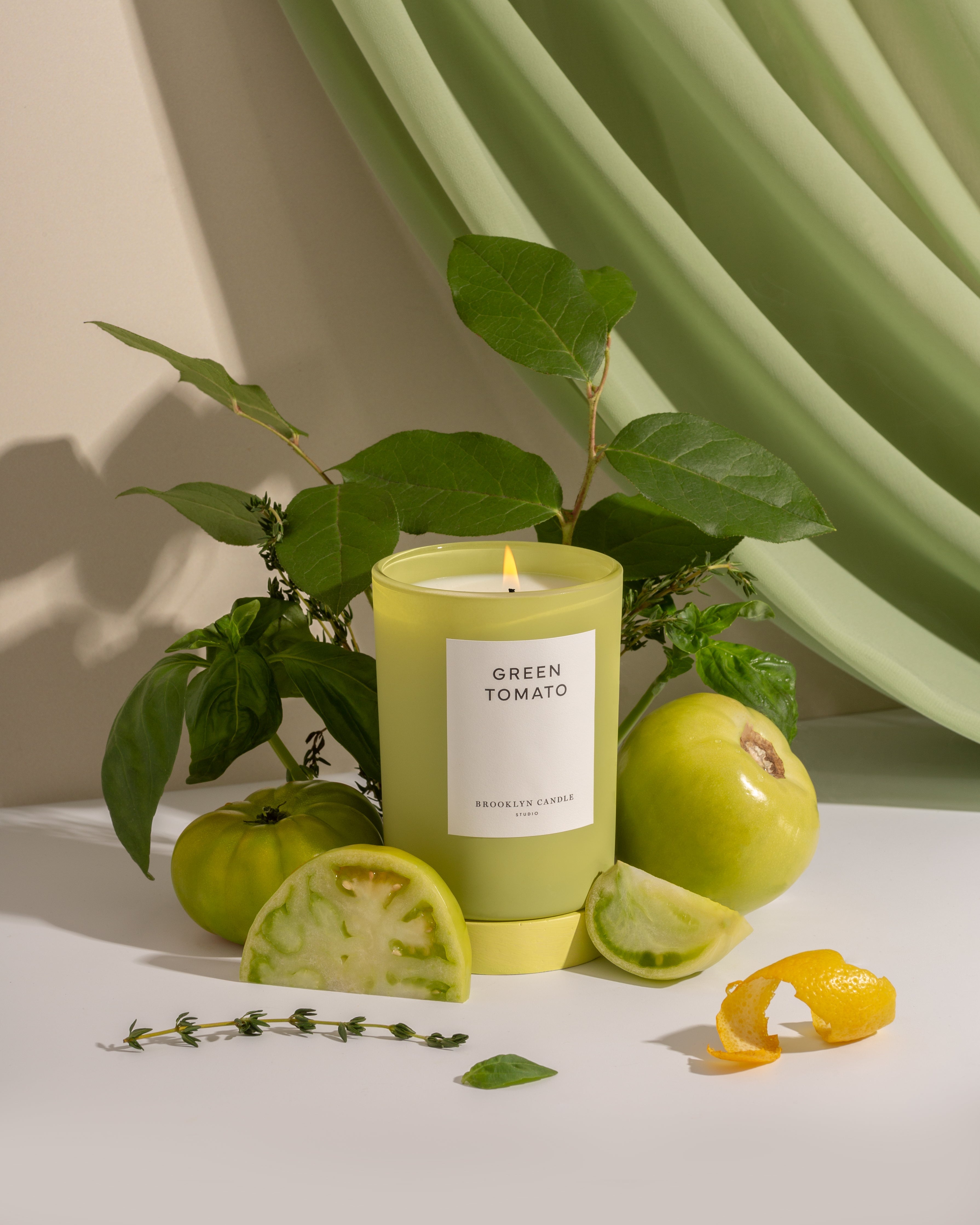 Green Tomato Limited Edition Candle Herbarium Collection Brooklyn Candle Studio 