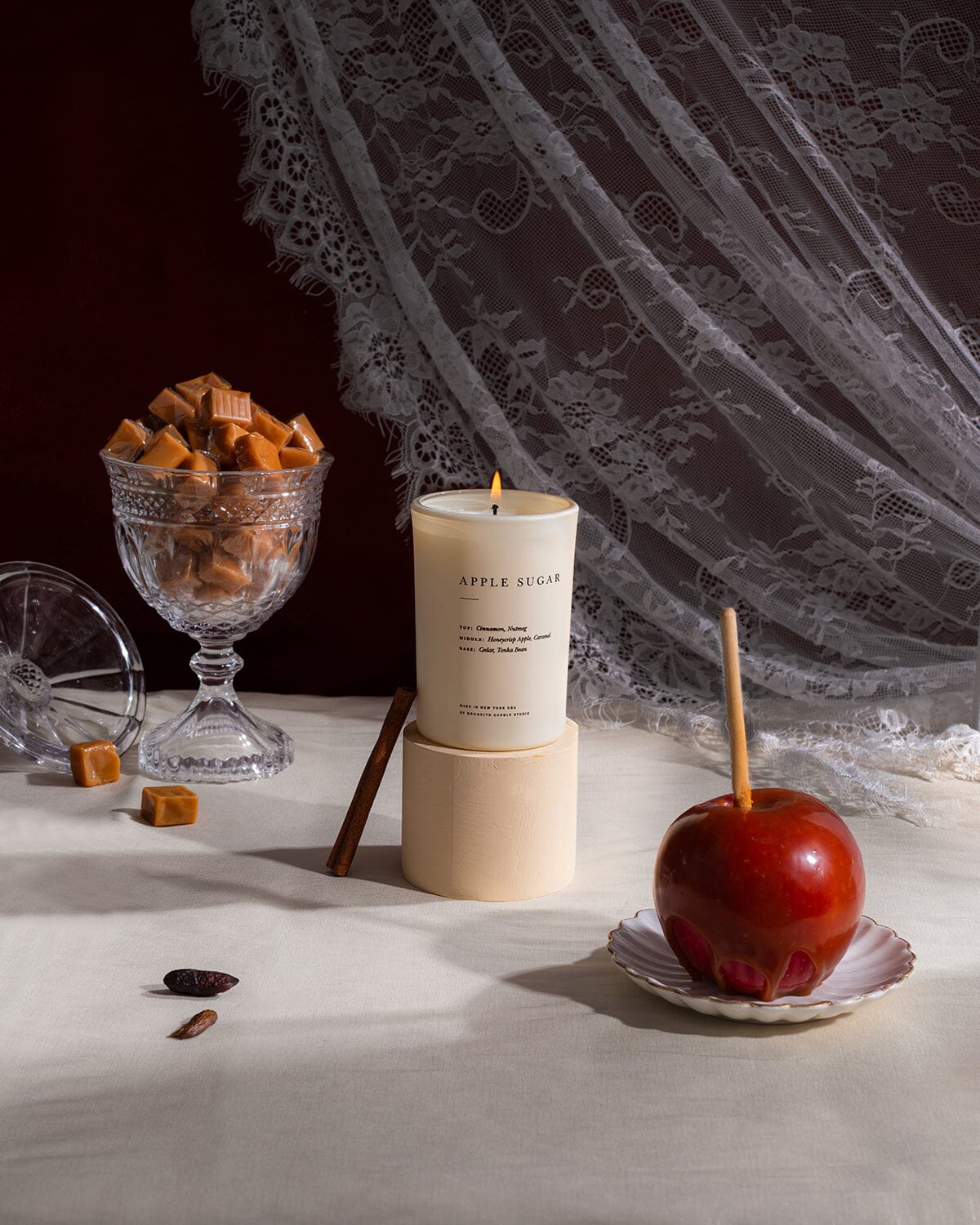 Limited Edition Apple Sugar Candle Limited Edition Brooklyn Candle Studio 