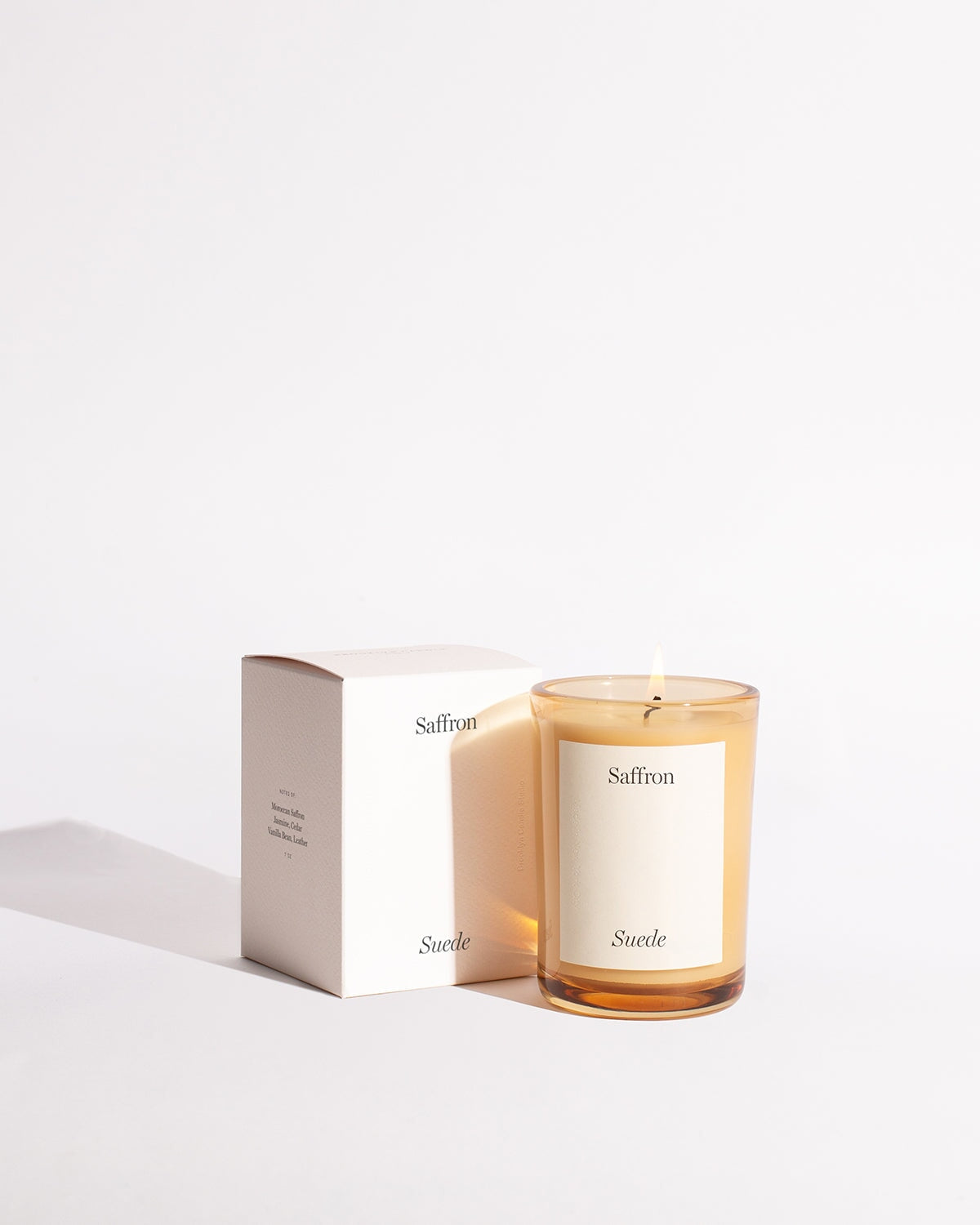 Limited Edition Saffron Suede Candle Limited Edition Brooklyn Candle Studio 