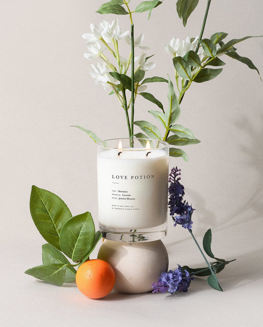 Love Potion Classic 2-Wick Candle Escapist Collection Brooklyn Candle Studio 