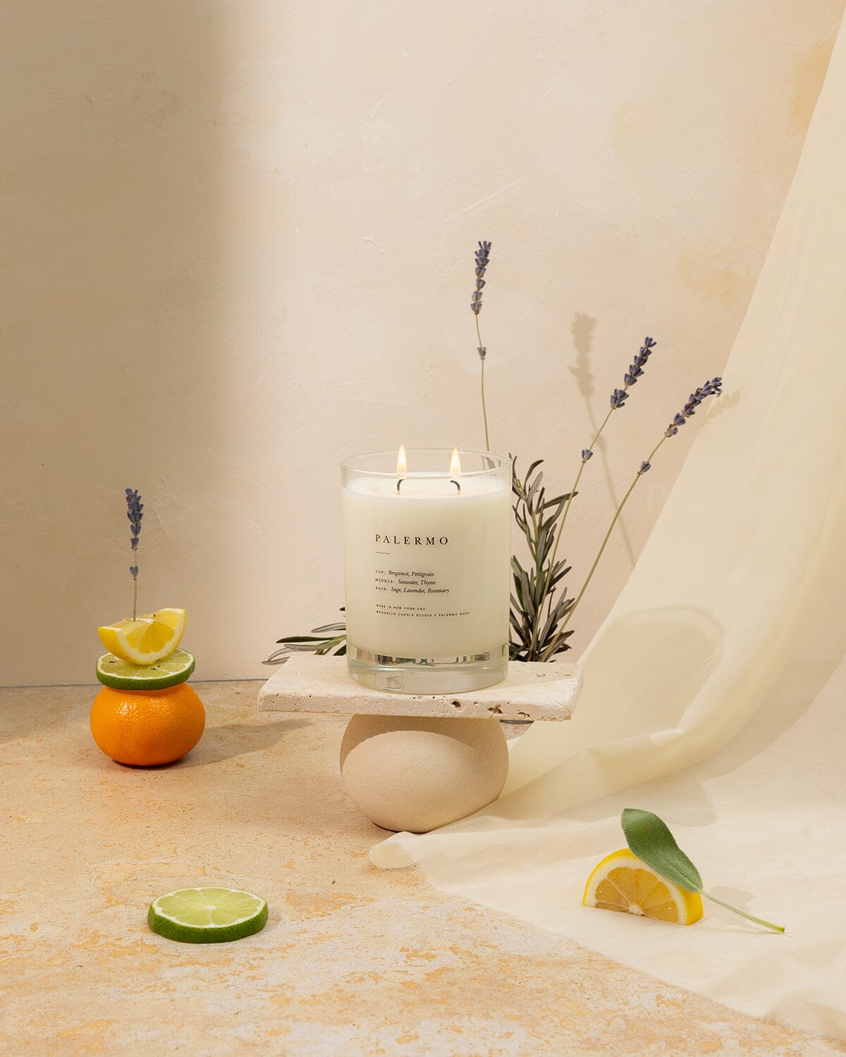 Palermo x Brooklyn Candle Studio Classic 2-Wick Candle Escapist Collection Brooklyn Candle Studio 