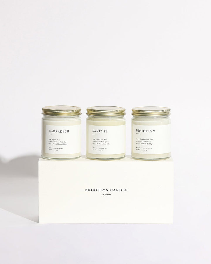Example: Pick 3 Jar Candles Gift Set