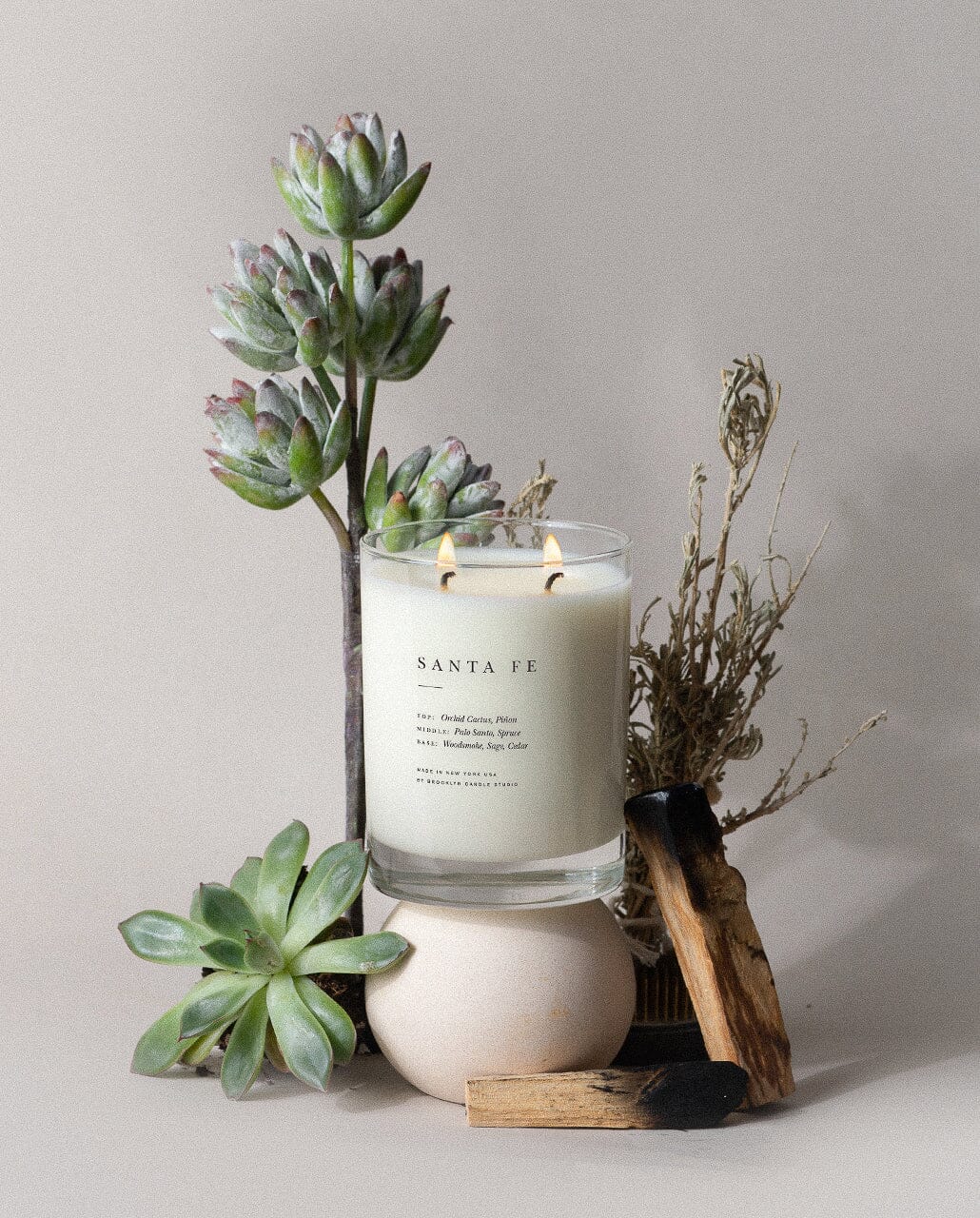 Santa Fe Classic 2-Wick Candle Escapist Collection Brooklyn Candle Studio 