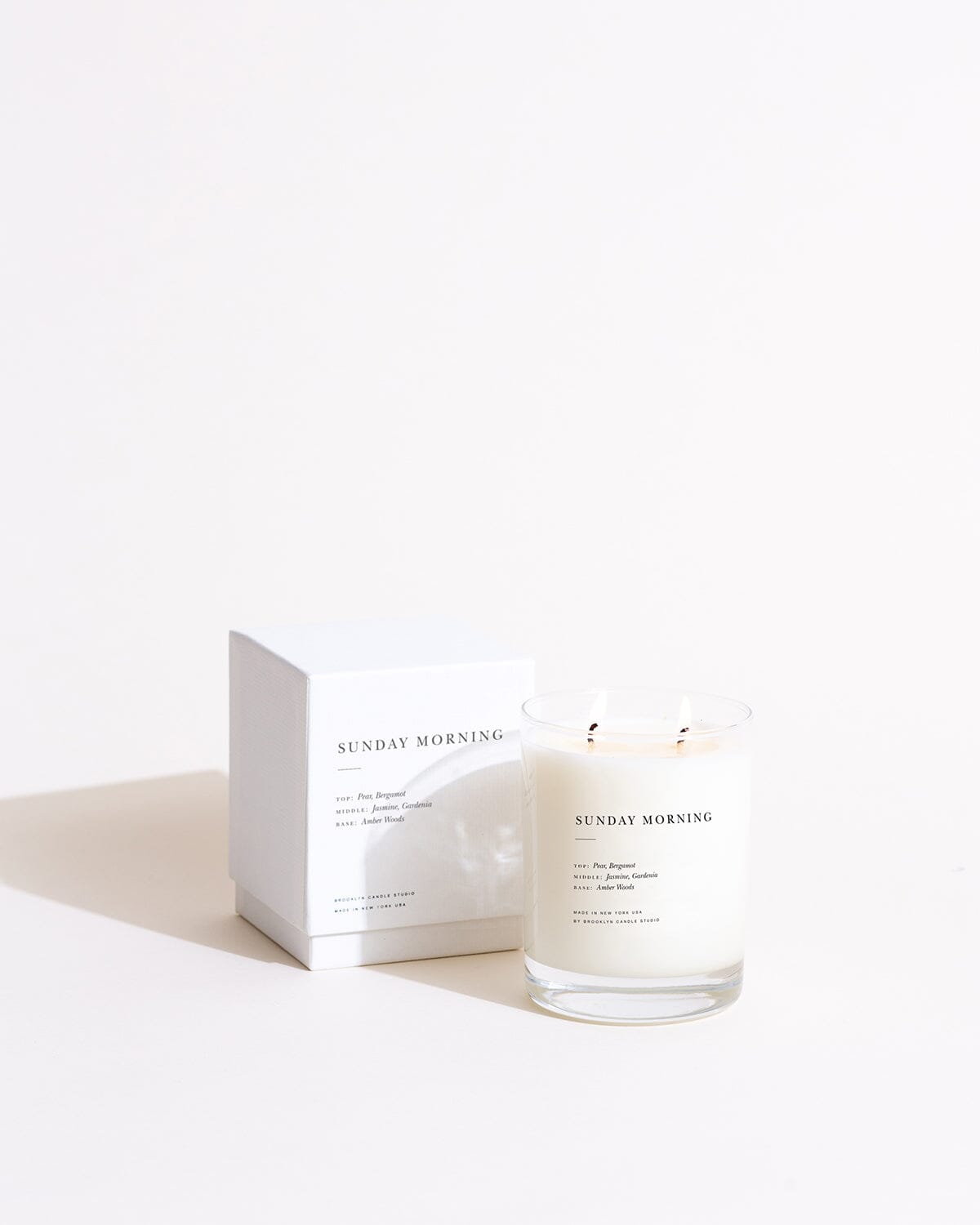 Sunday Morning Classic 2-Wick Candle Escapist Collection Brooklyn Candle Studio 