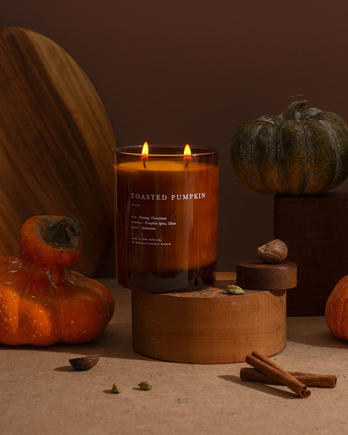 Toasted Pumpkin 2-Wick Candle Limited Edition Brooklyn Candle Studio 