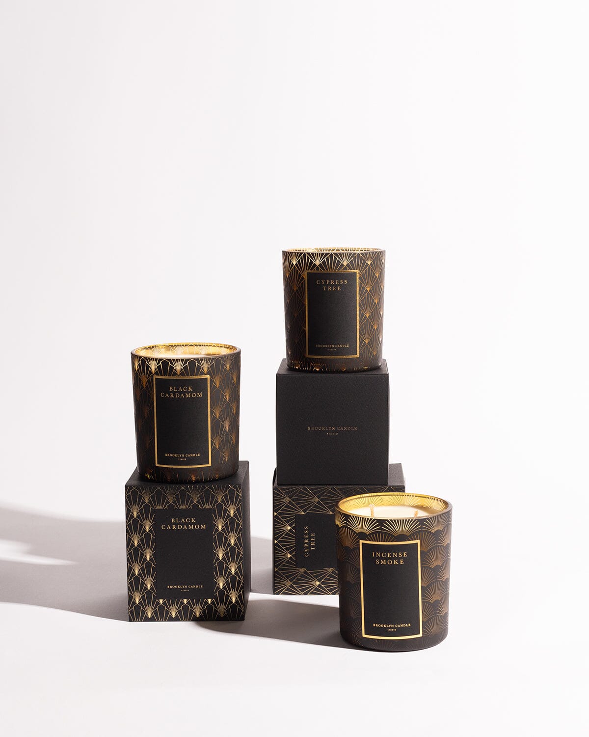 Black Tie Holiday 2-Wick Candle Bundle ($126 Value) Limited Edition Brooklyn Candle Studio 