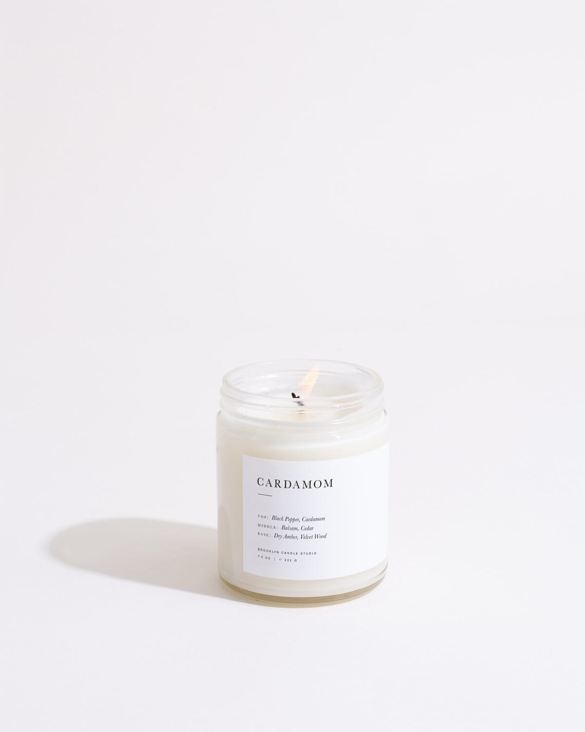 Cardamom Minimalist Candle Minimalist Brooklyn Candle Studio 