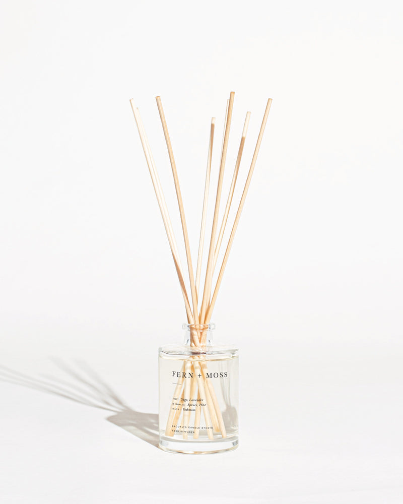 Fern + Moss Reed Diffuser | Brooklyn Candle