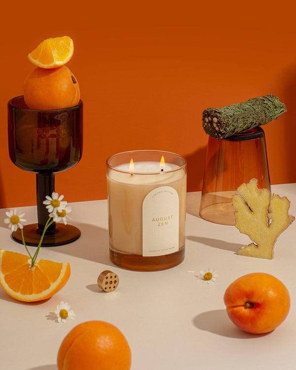 Limited Edition August Zen Candle Minimalist Brooklyn Candle Studio 