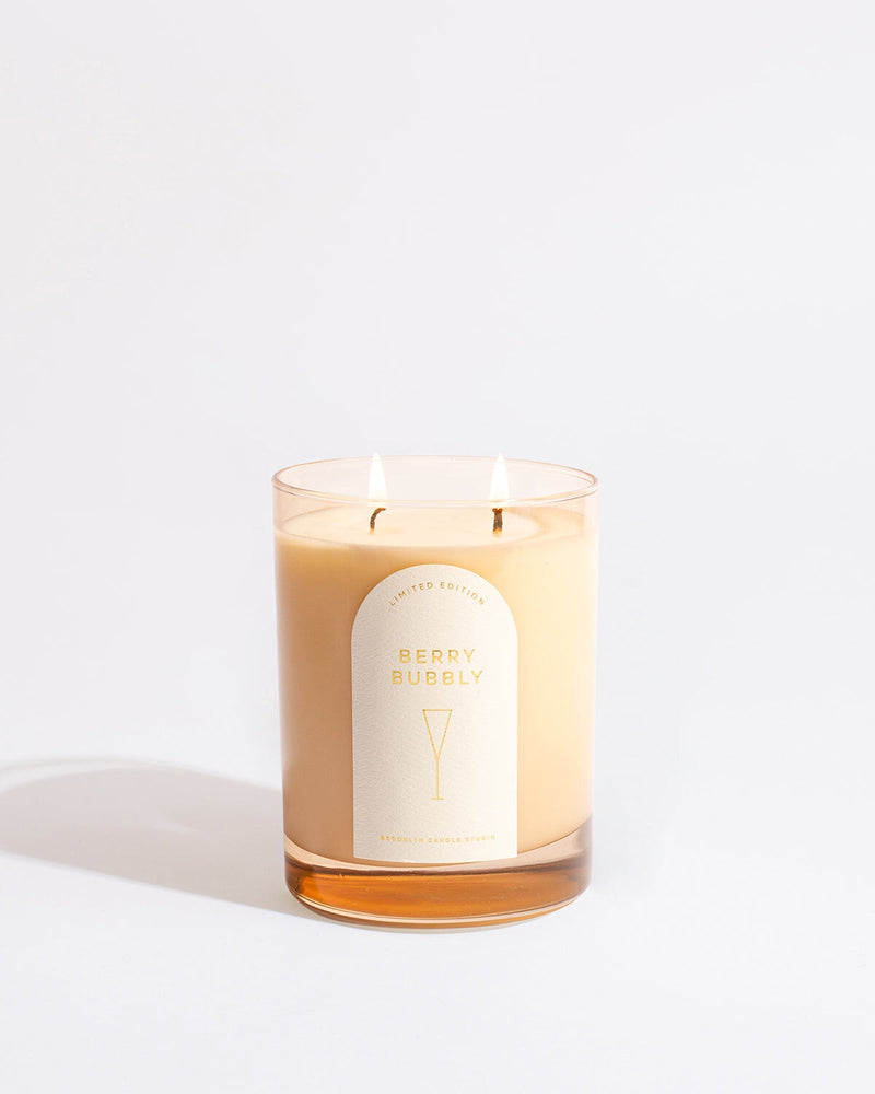 Limited Edition Berry Bubbly Candle Minimalist Brooklyn Candle Studio 