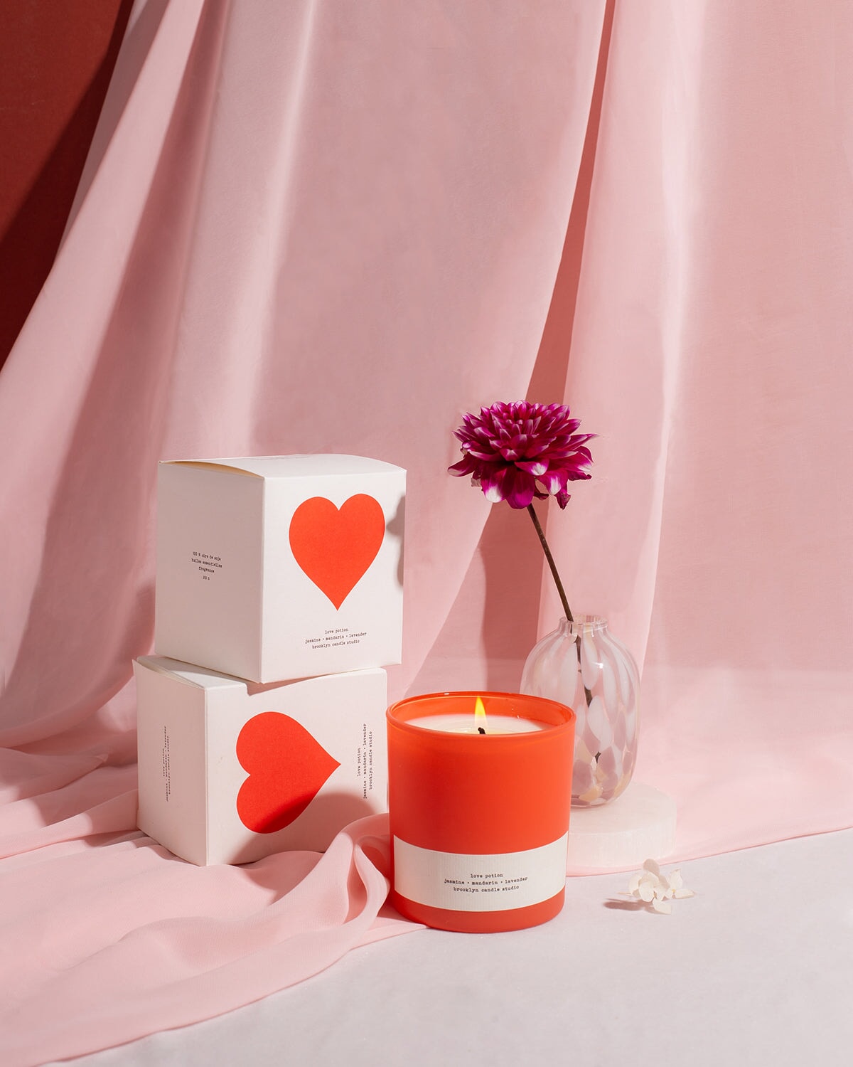 Love Potion Limited Red Glass Candle Limited Edition Brooklyn Candle Studio 