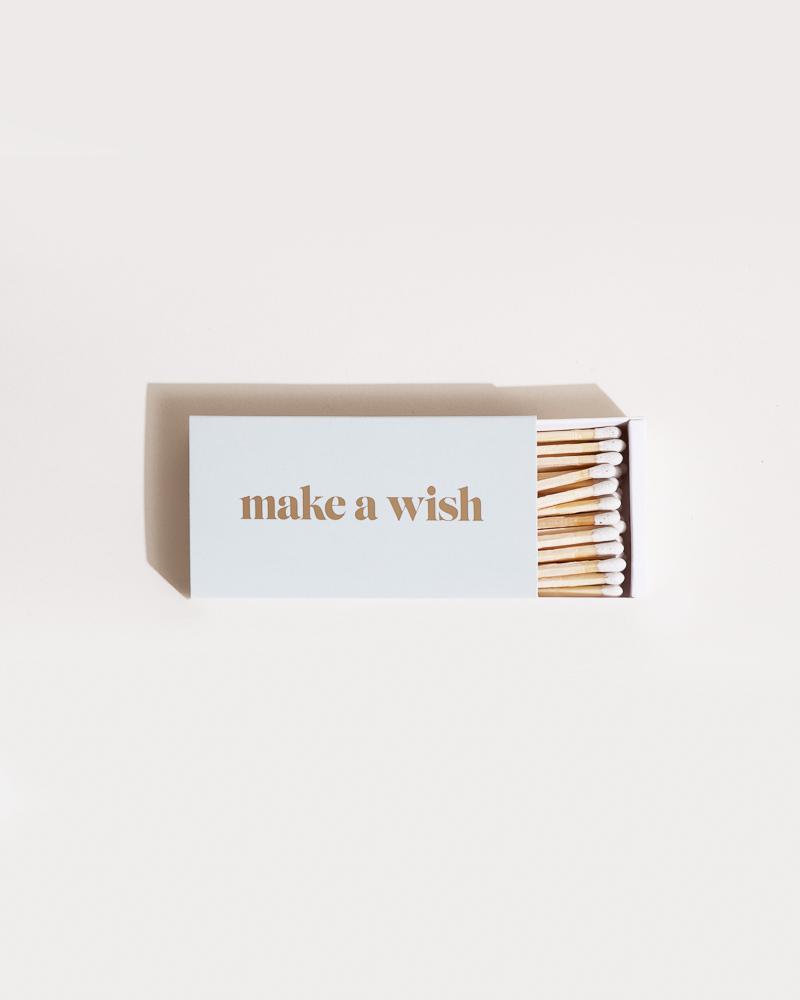 MAKE A WISH XL Statement Matches Accessories Brooklyn Candle Studio 